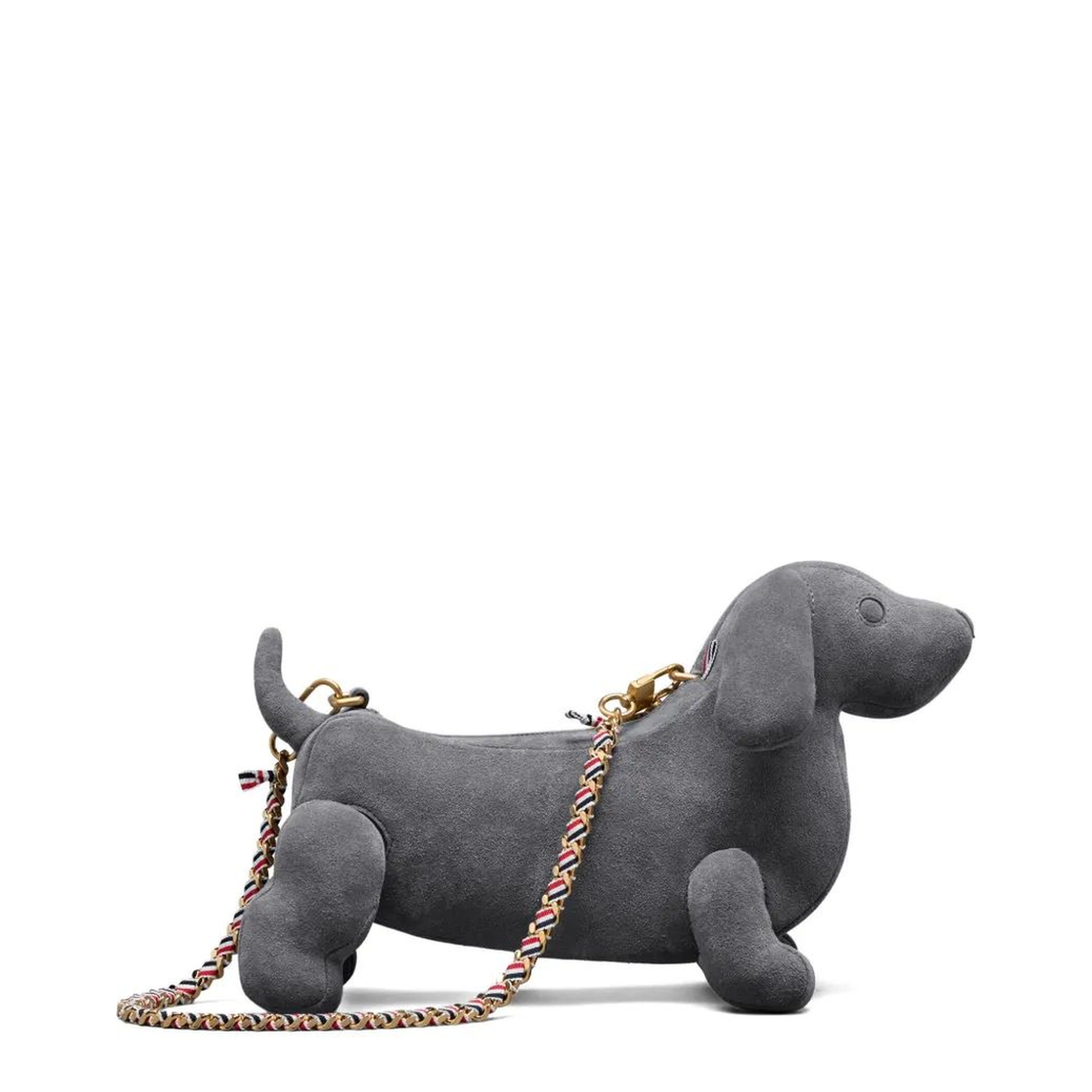 Hector Suede Shoulder Bag Grey - Image 1