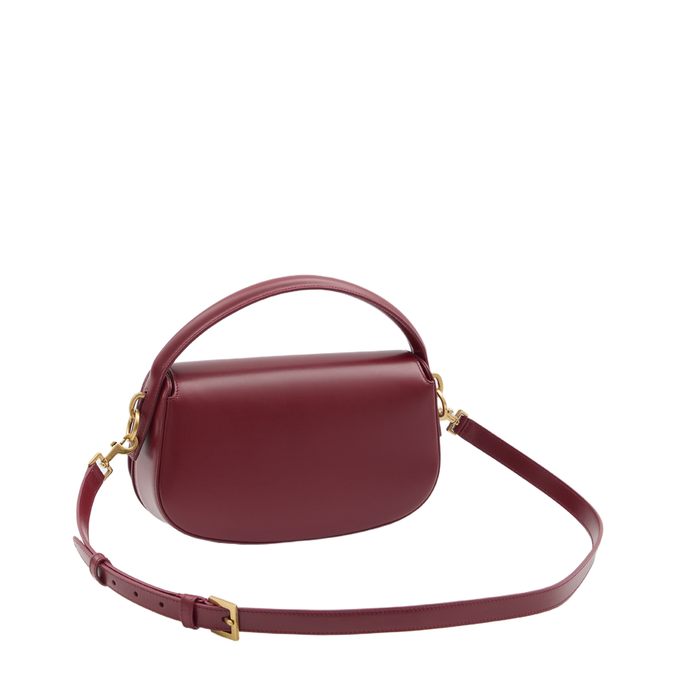 Voltaire Leather Shoulder Bags - Burgundy - Image 2