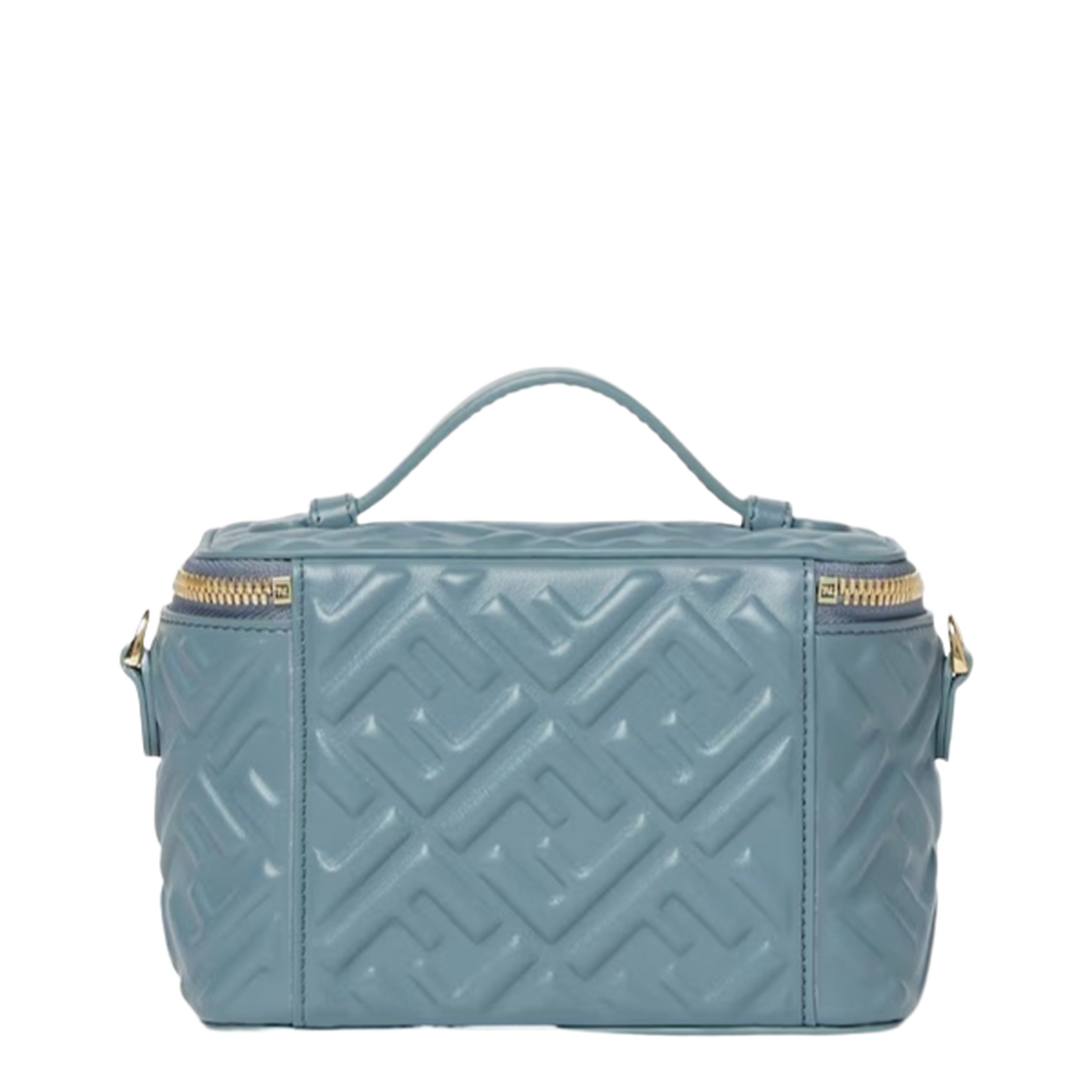 Vanity Crossbody Bag Leather Light Blue - Image 3