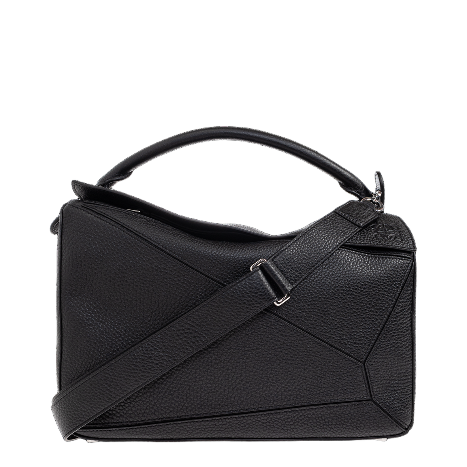 Puzzle Large Hand Bag Black - Image 1