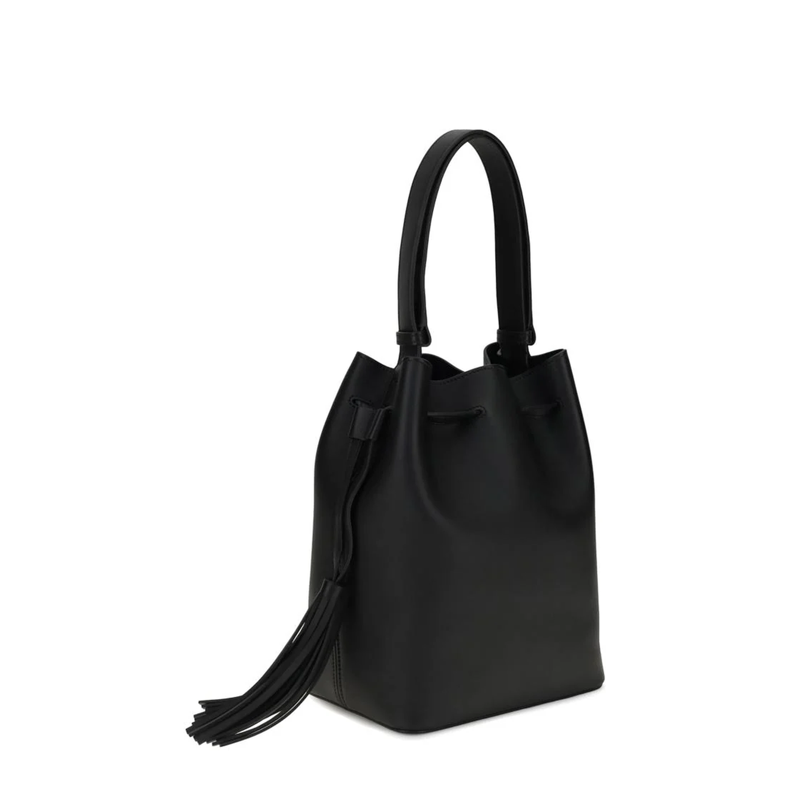 Vlogo Signature Bucket Bag Leather Black - Image 3