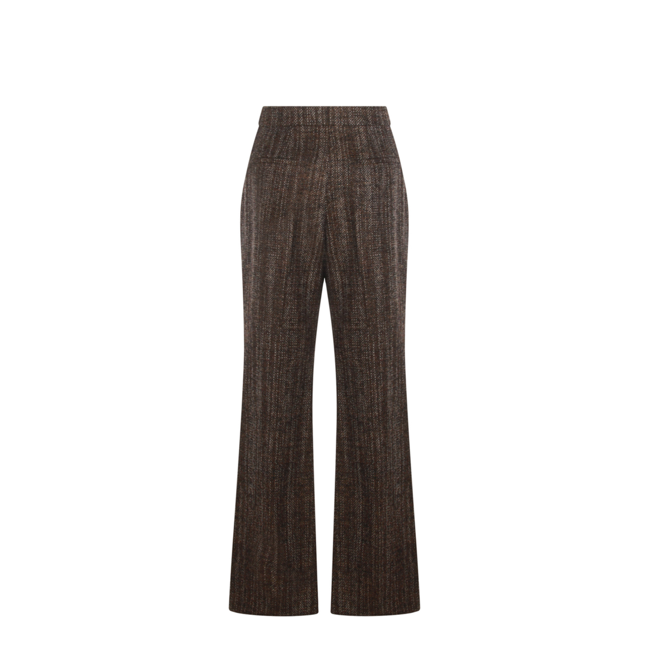 Rust Wool and Alpaca Trousers - Image 4