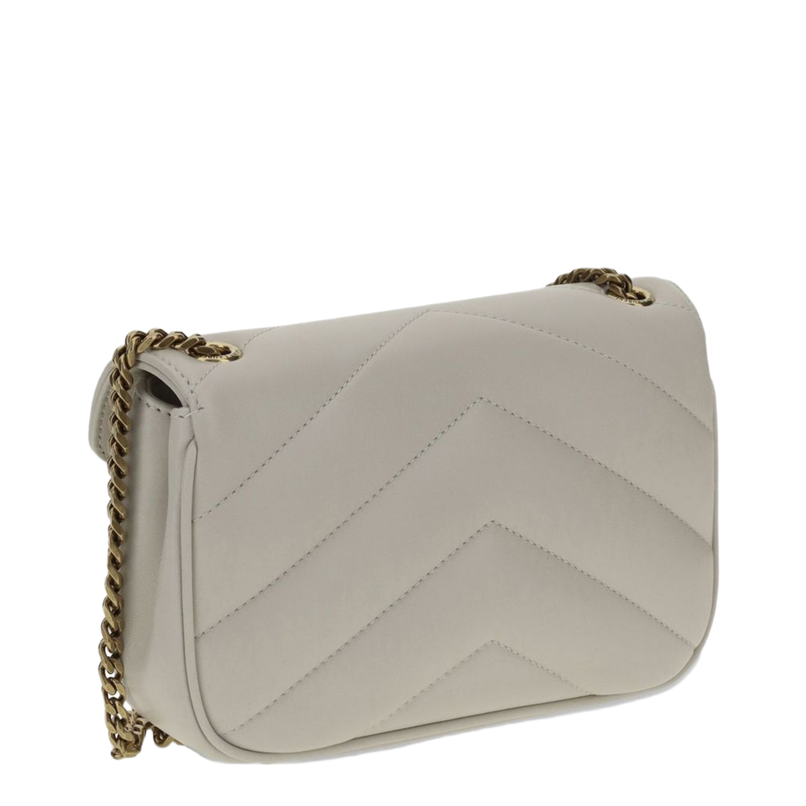 Loulou Mini Lambskin Crossbody Bags - White - Image 2