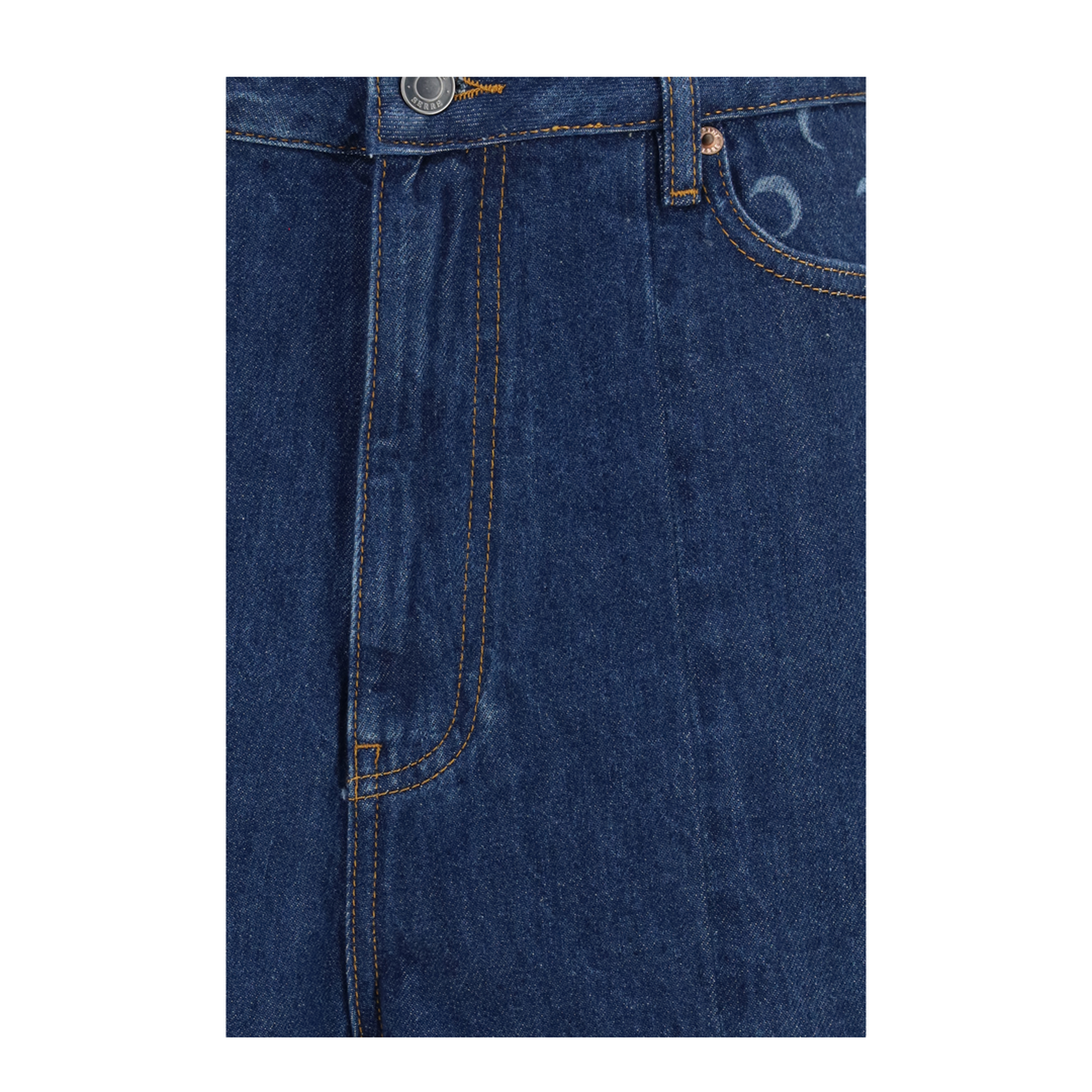 High-waisted Denim Shorts - Image 3