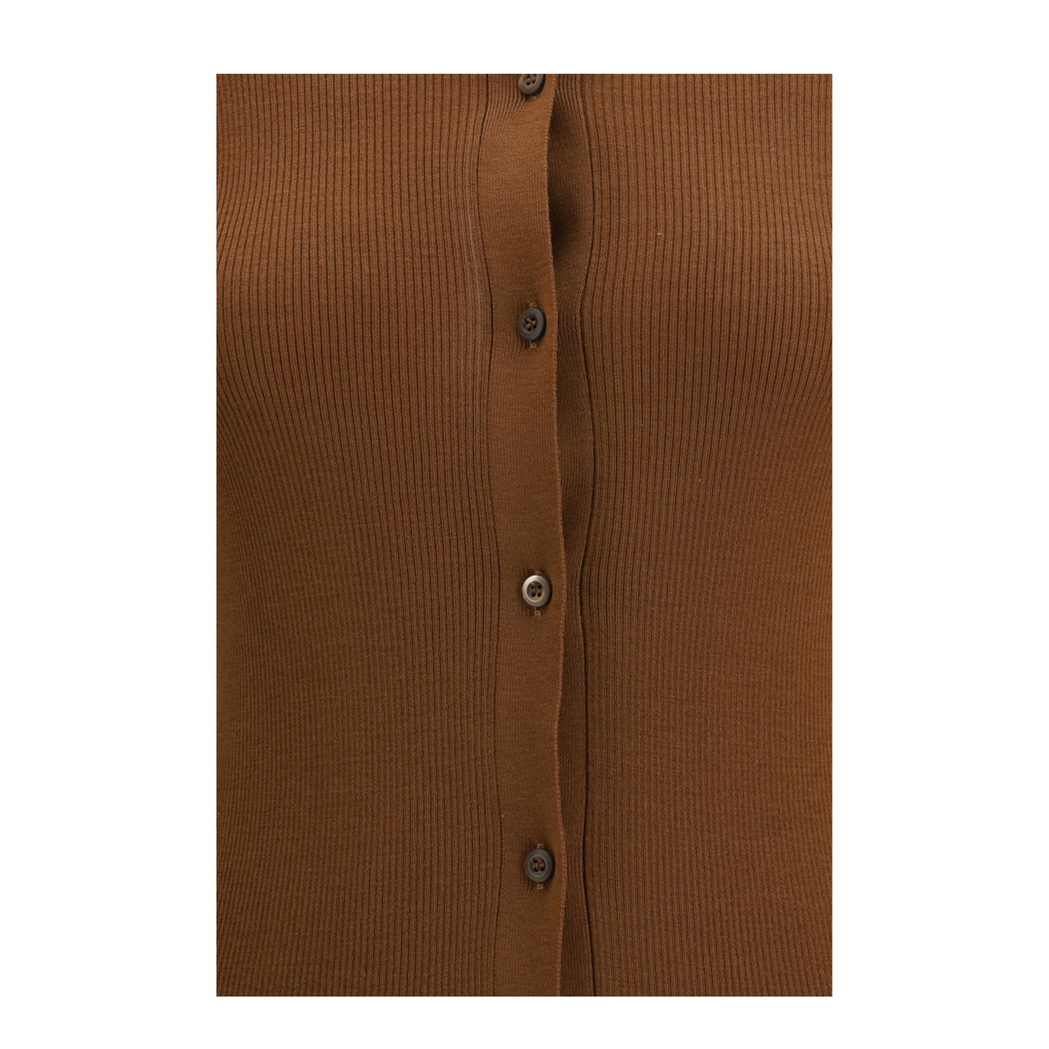 Ribbed Wool Cardigan - Image 3