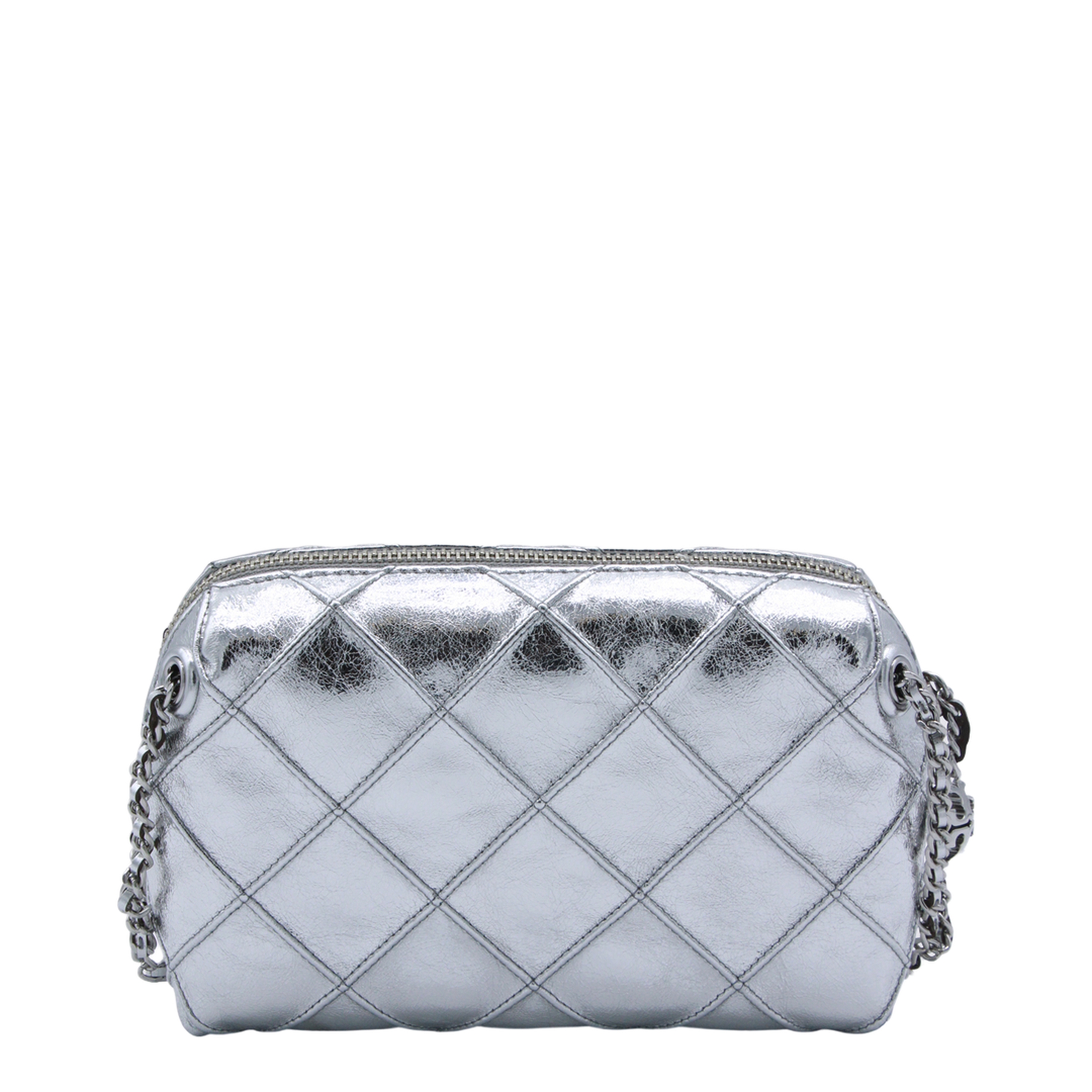 Fleming Metallic Leather Crossbody - Metallic Gold - Image 6