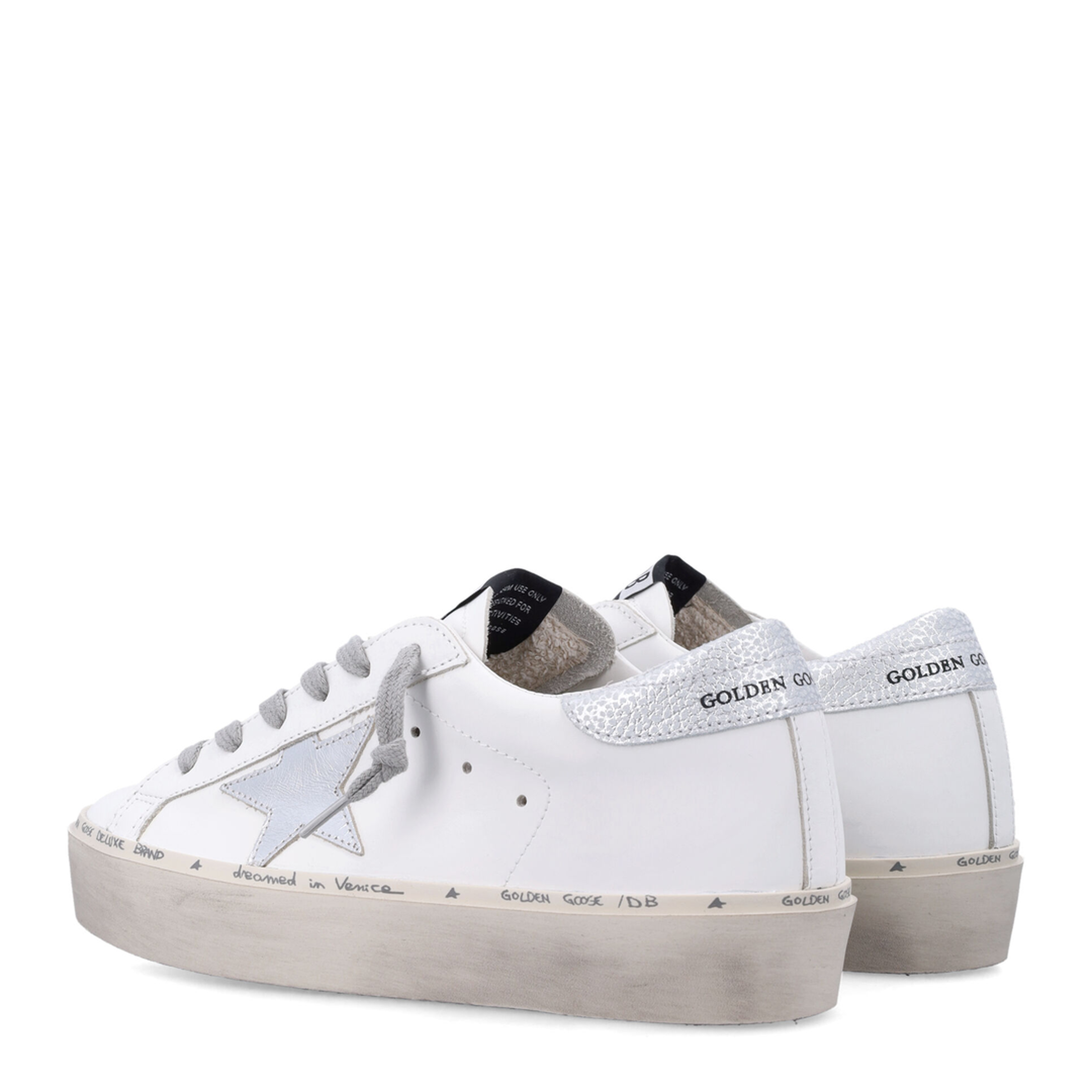 Hi Star Sneakers with Silver Heel Tab - Image 4
