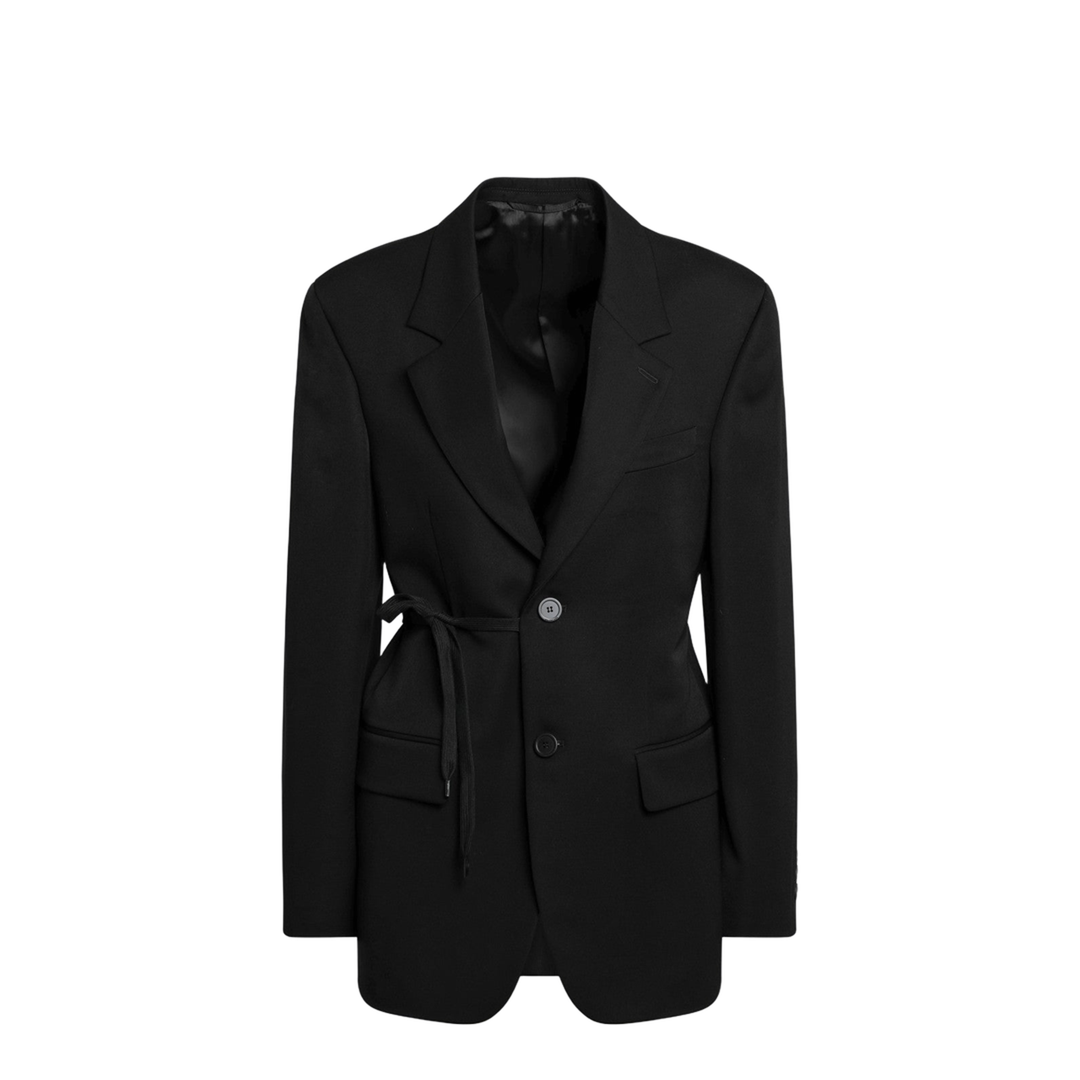Barathea Tailored Wool Jacket - Image 1