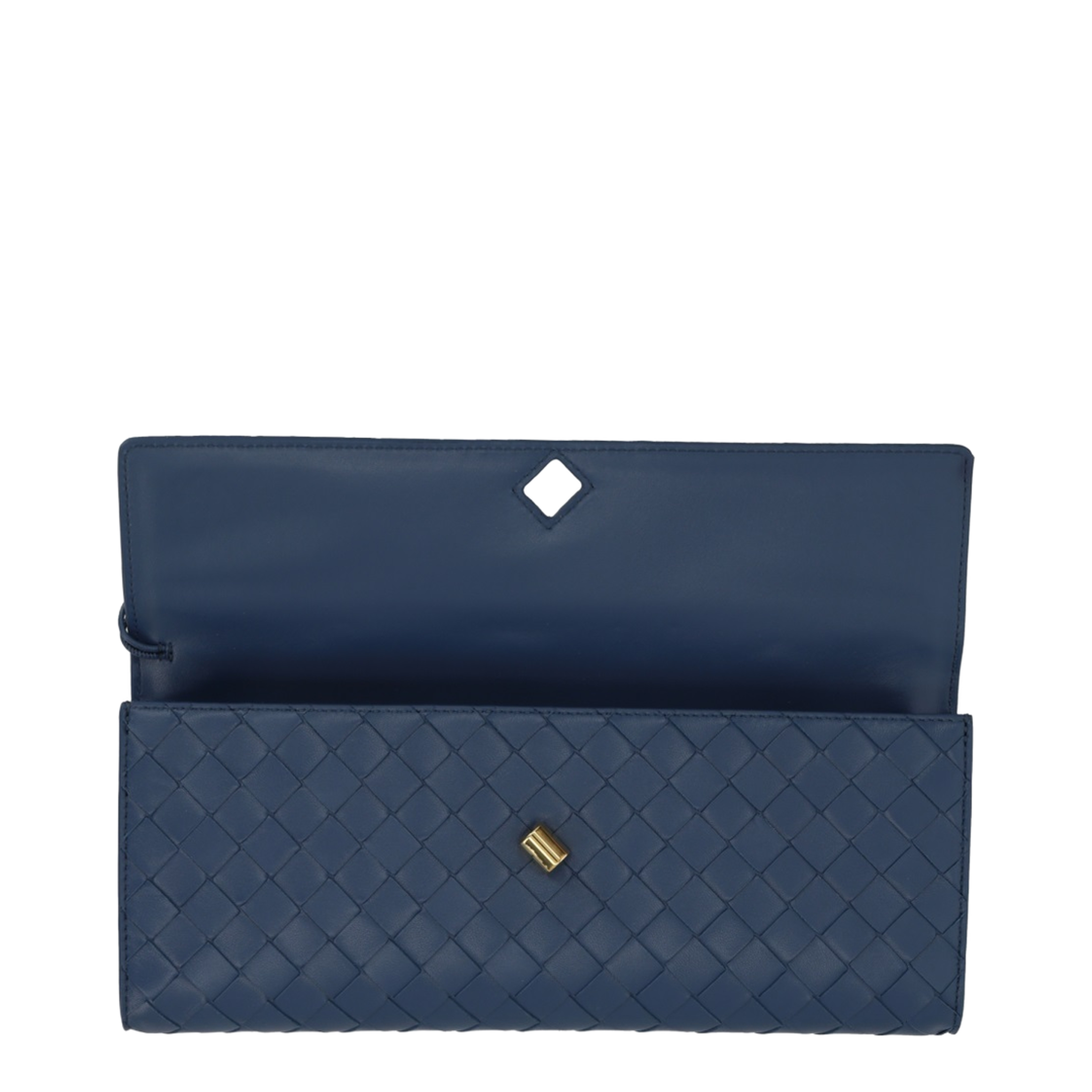 Andiamo Lambskin Clutch - Blue Venezia - Image 3