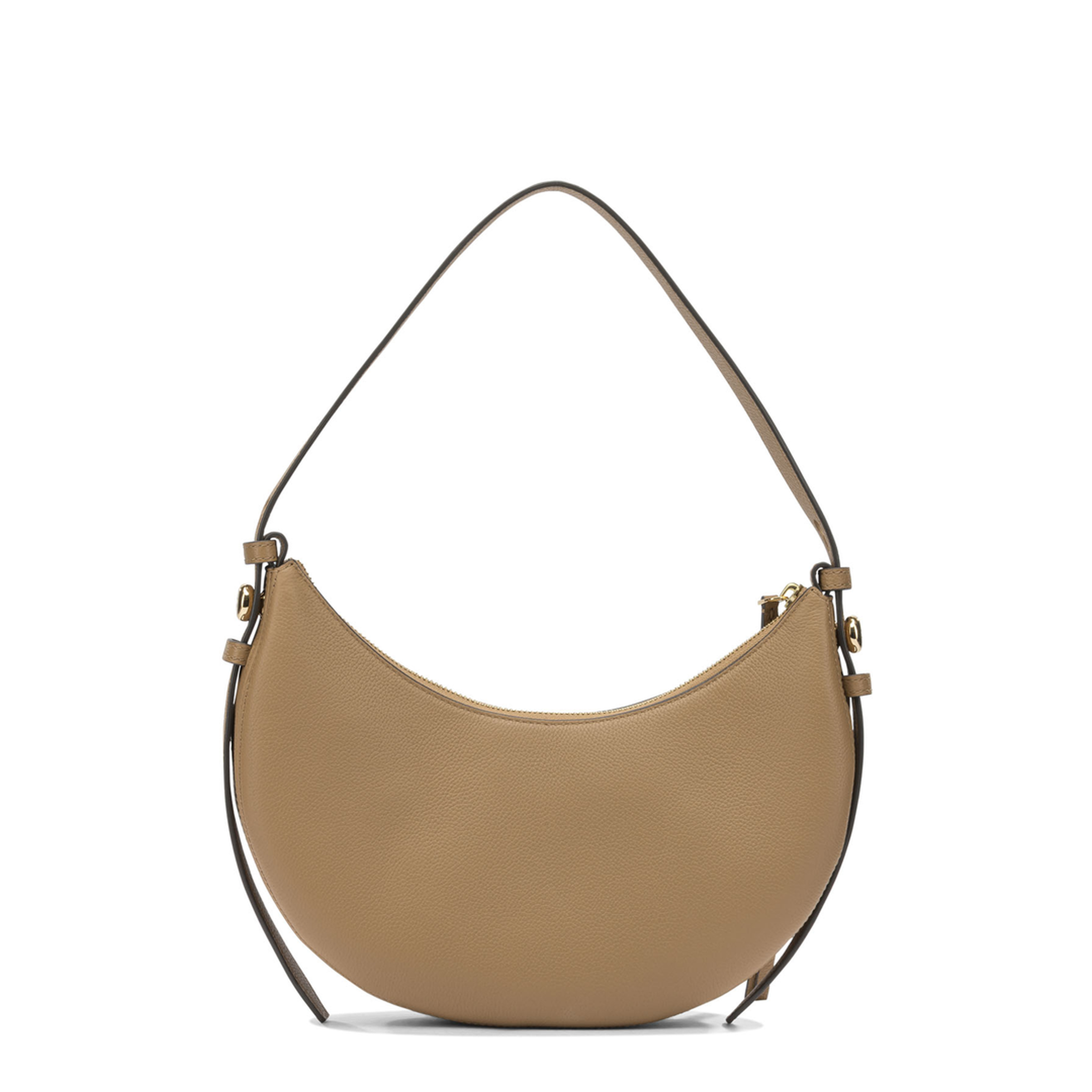 Romy Medium Pebbled Leather Hobo Bag - Cognac - Image 3