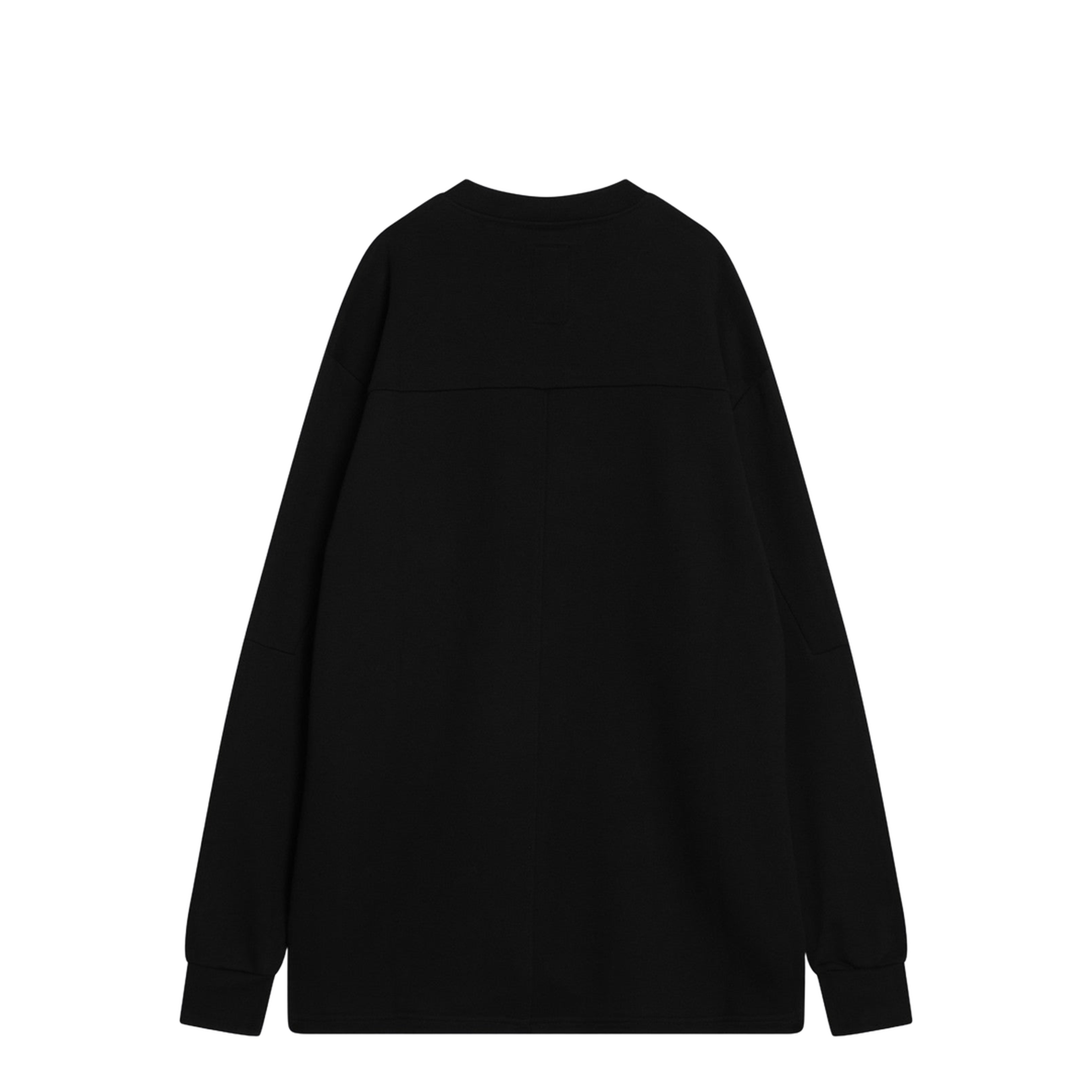 Cotton Sweatshirt - Black - Image 2