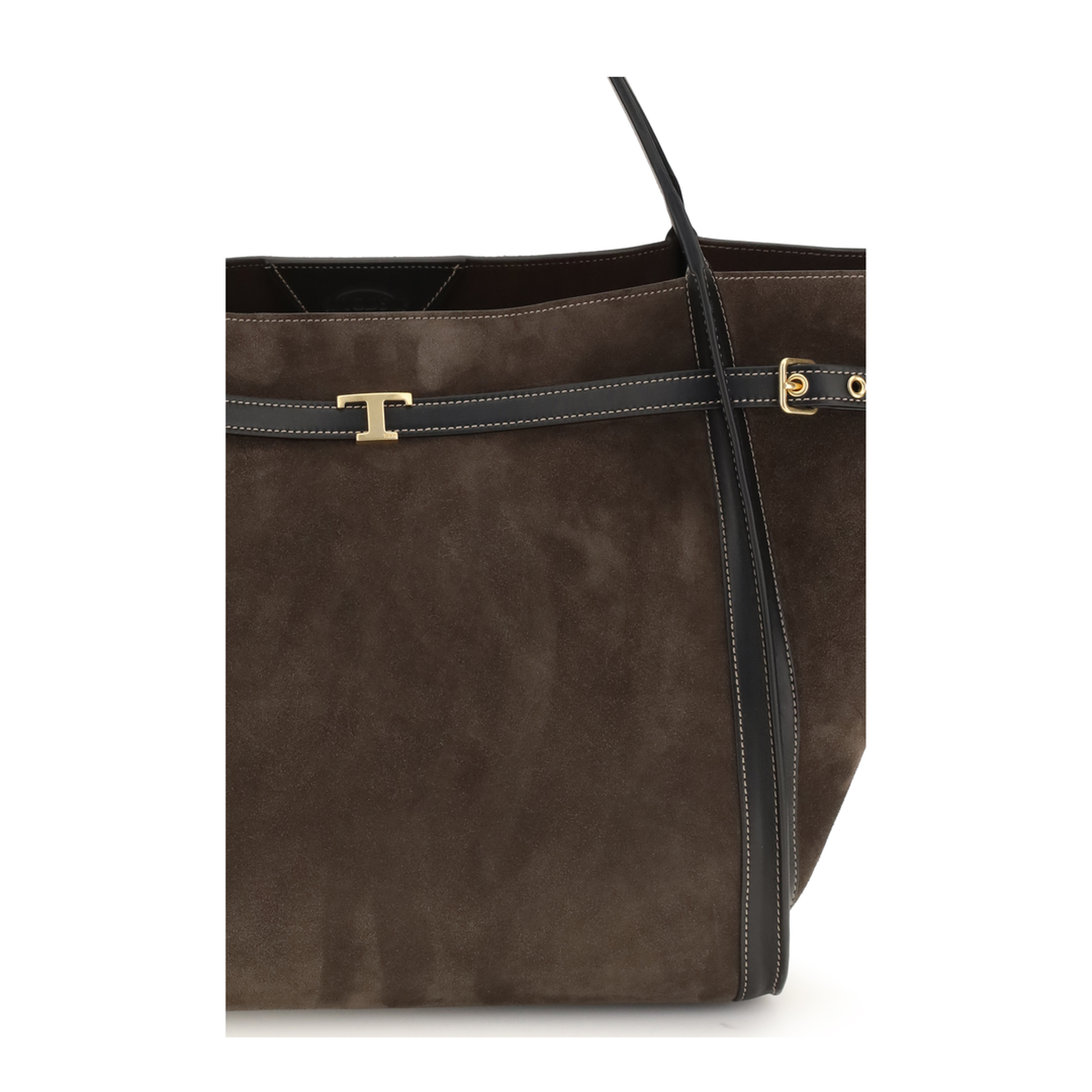T Timeless Medium Calfskin Tote - Brown - Image 4