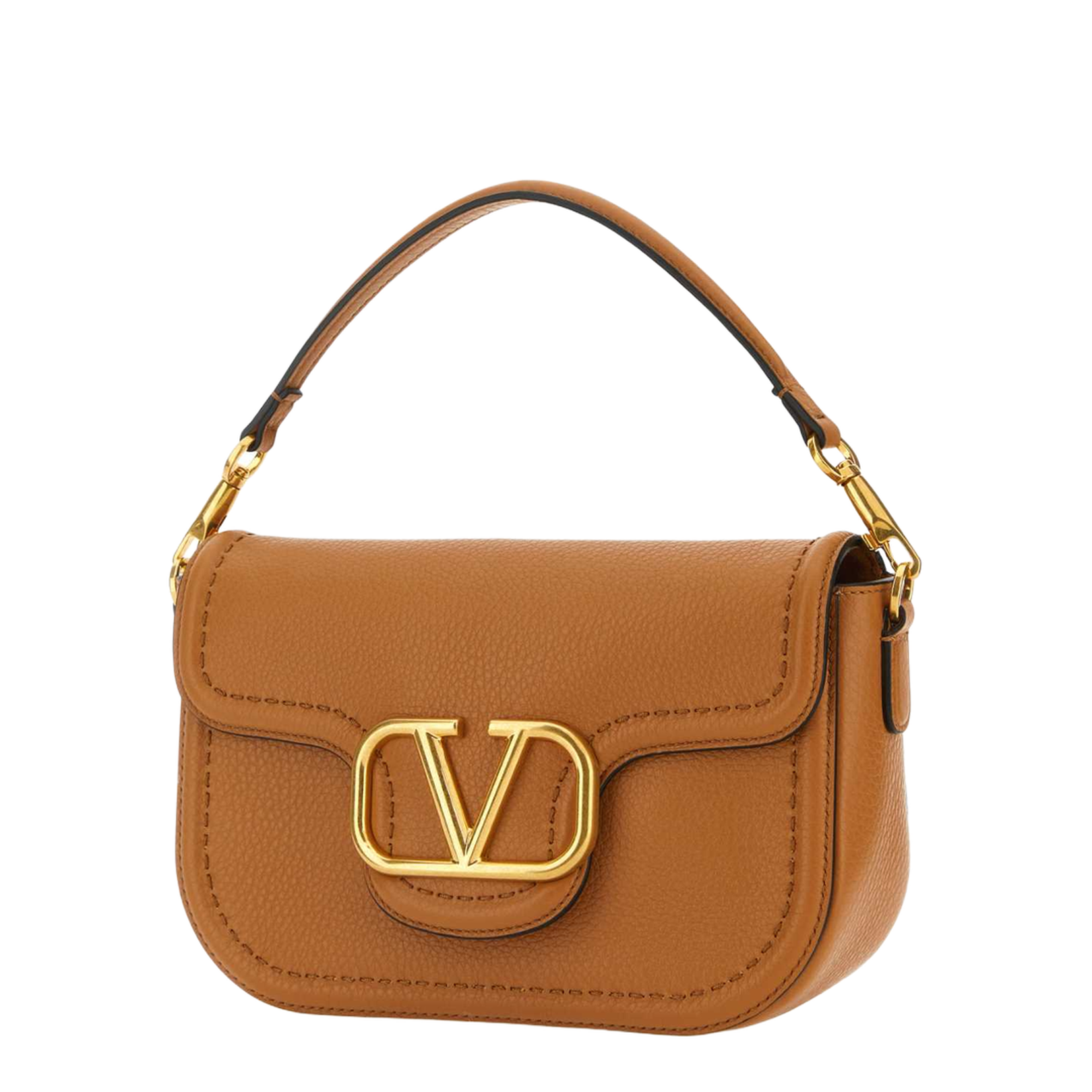 Camel Leather Alltime Shoulder Bag - Image 2