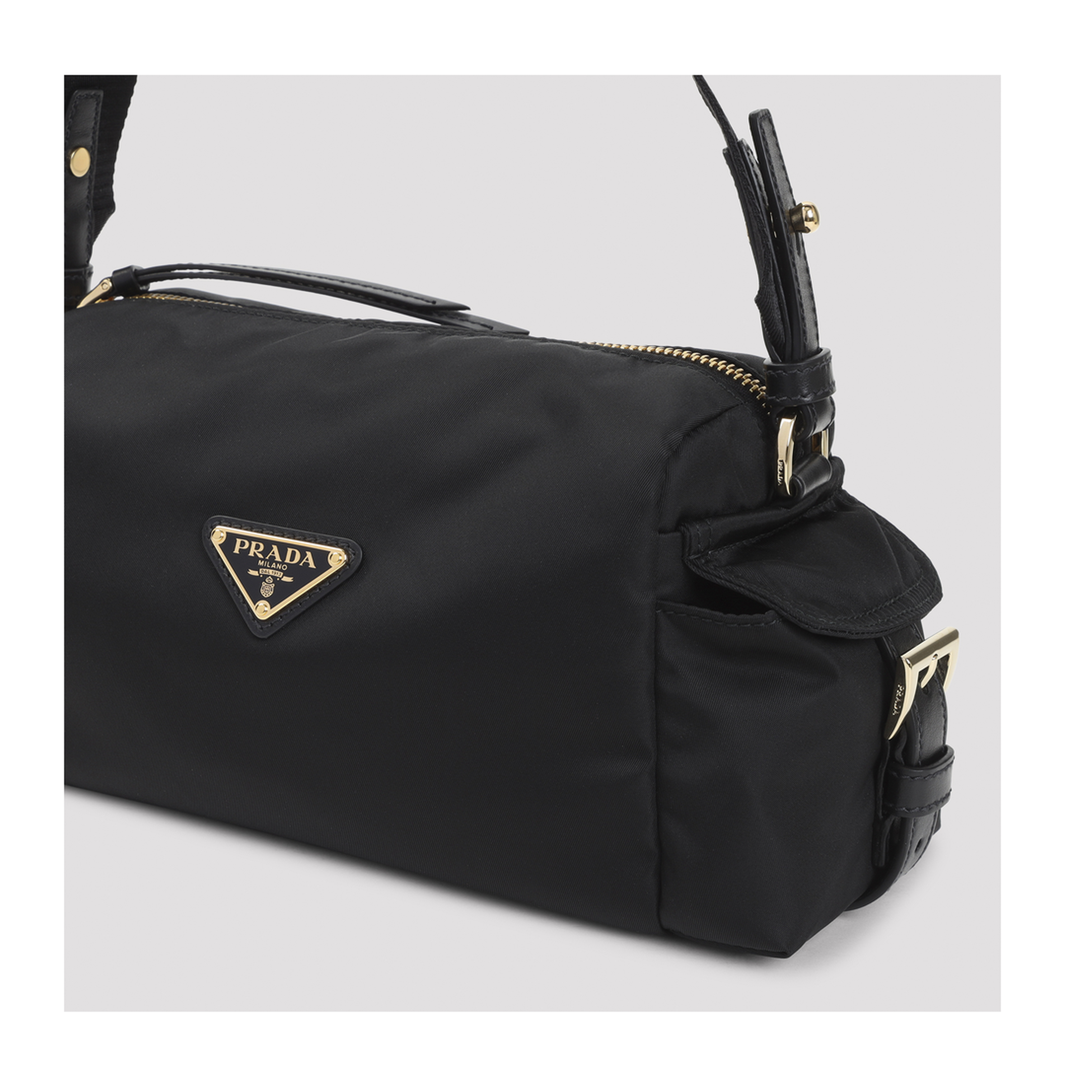 Explore Small Re-Nylon Shoulder Bag - Black - Image 5