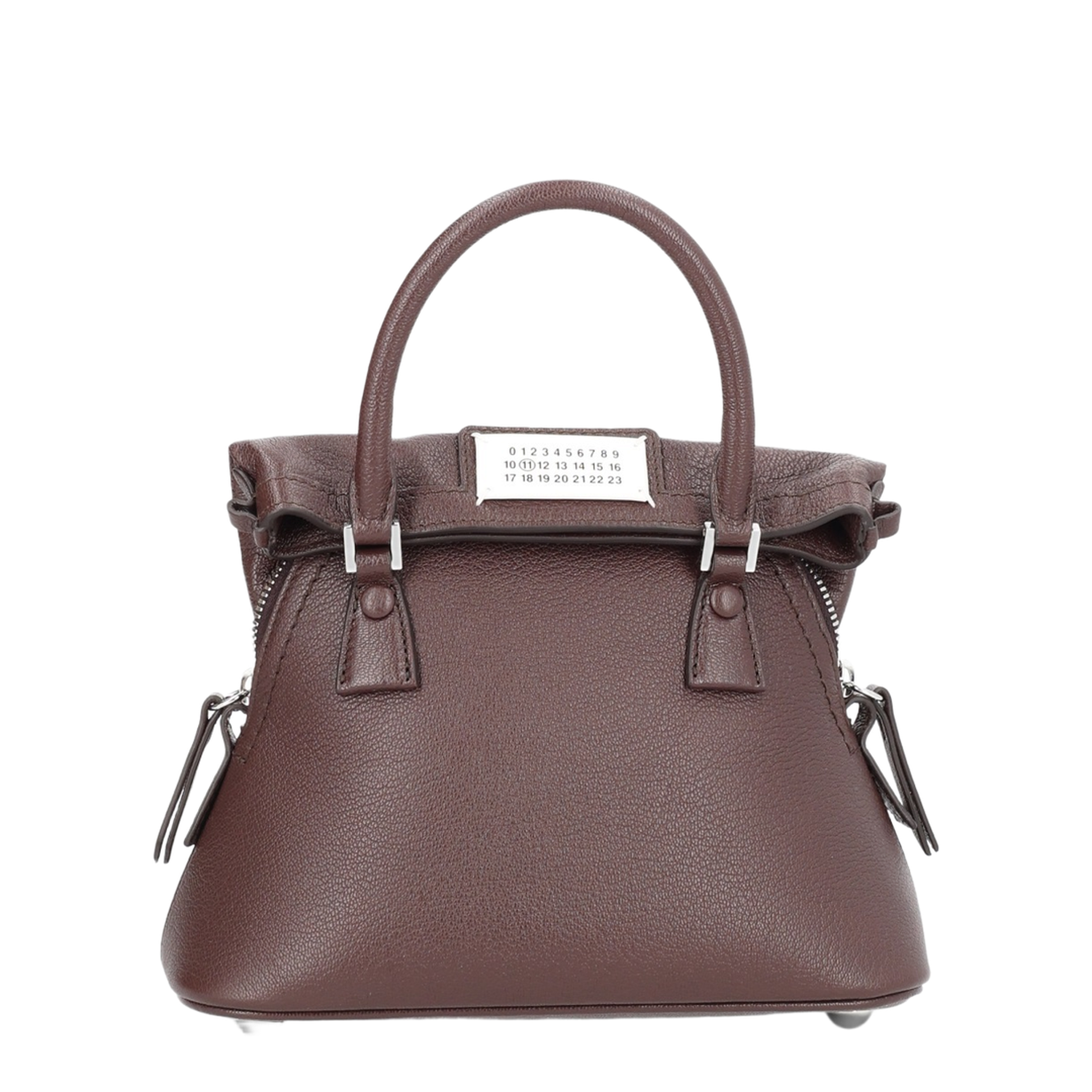 5AC Classique Micro Leather Handbag - Brown - Image 1