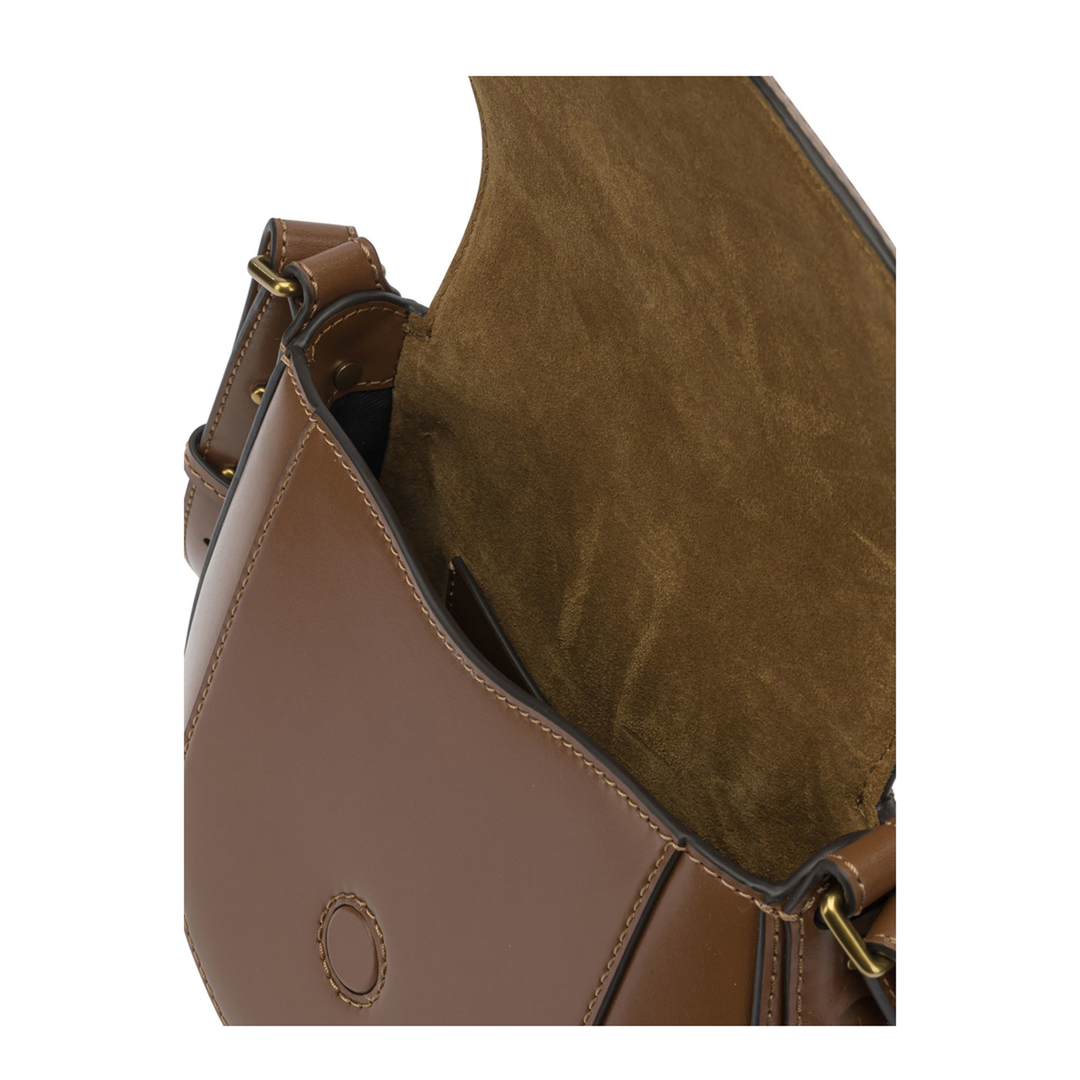 Altay Small Calfskin Crossbody - Cognac - Image 5