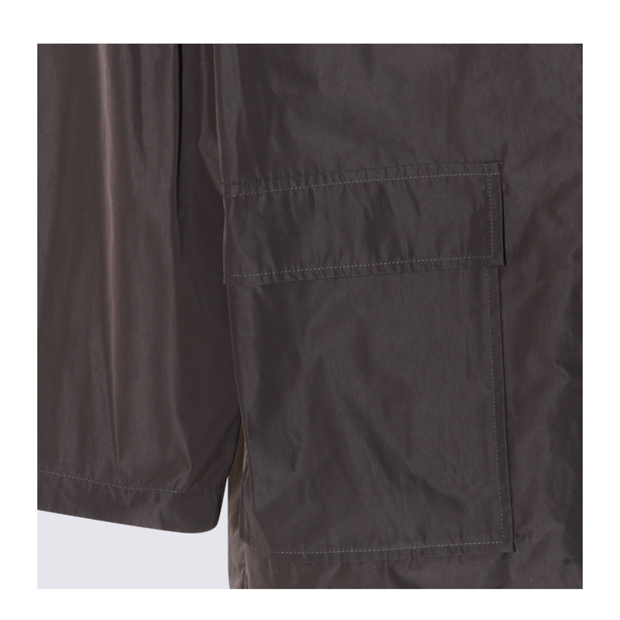 Logo-Print Single-Breasted Coat - Image 6