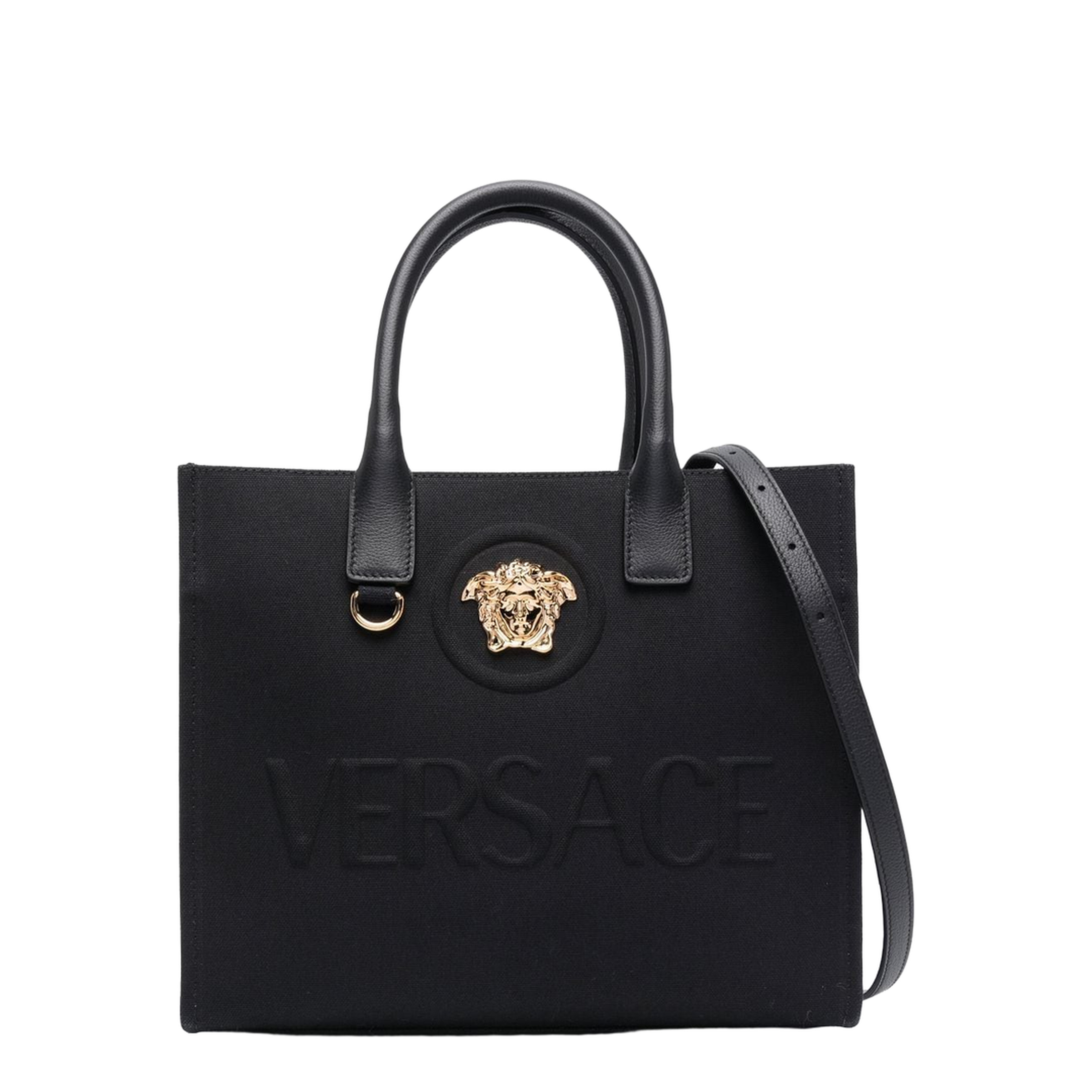 Canvas Small La Medusa Tote Bag - Image 1