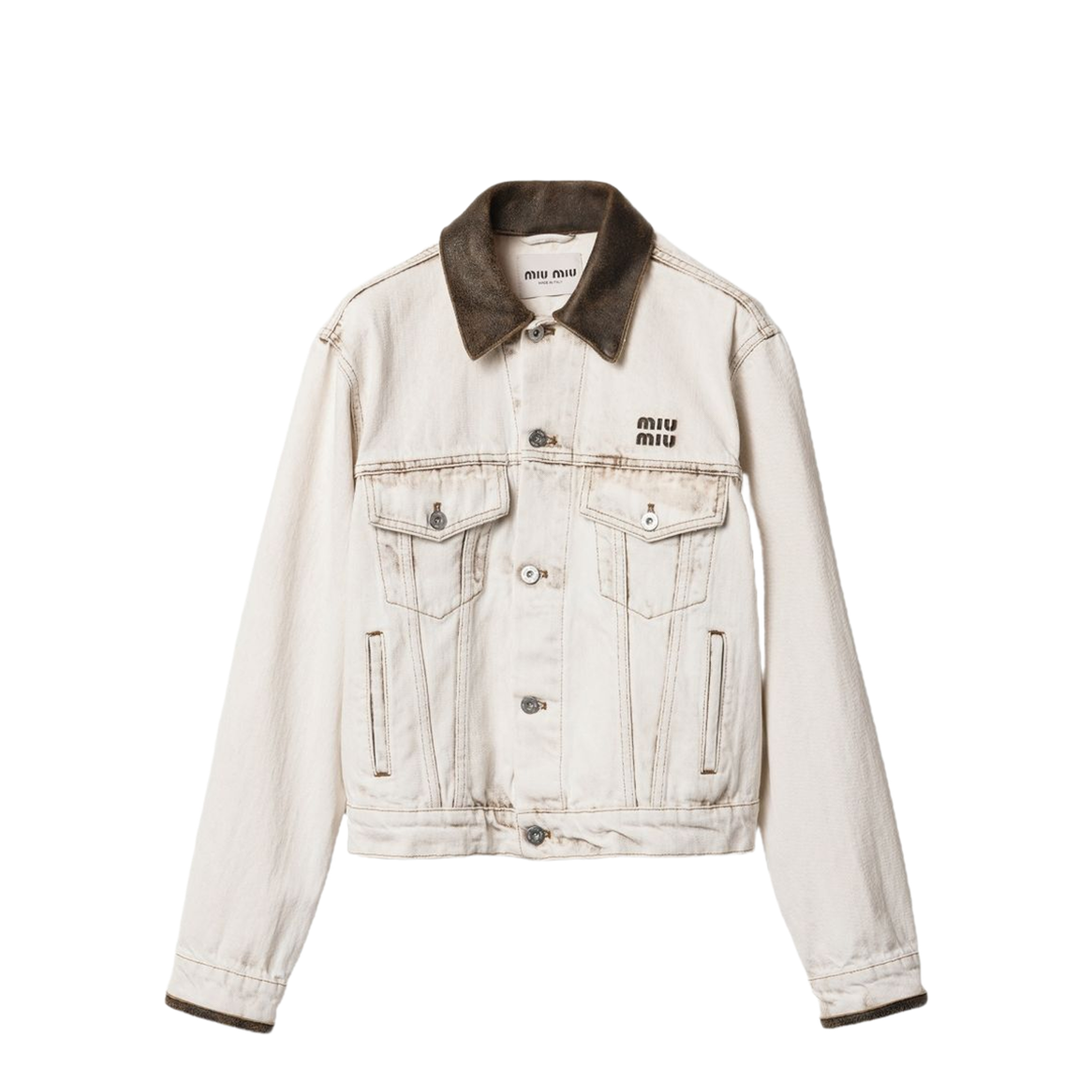 Denim Bomber Jacket - Image 1