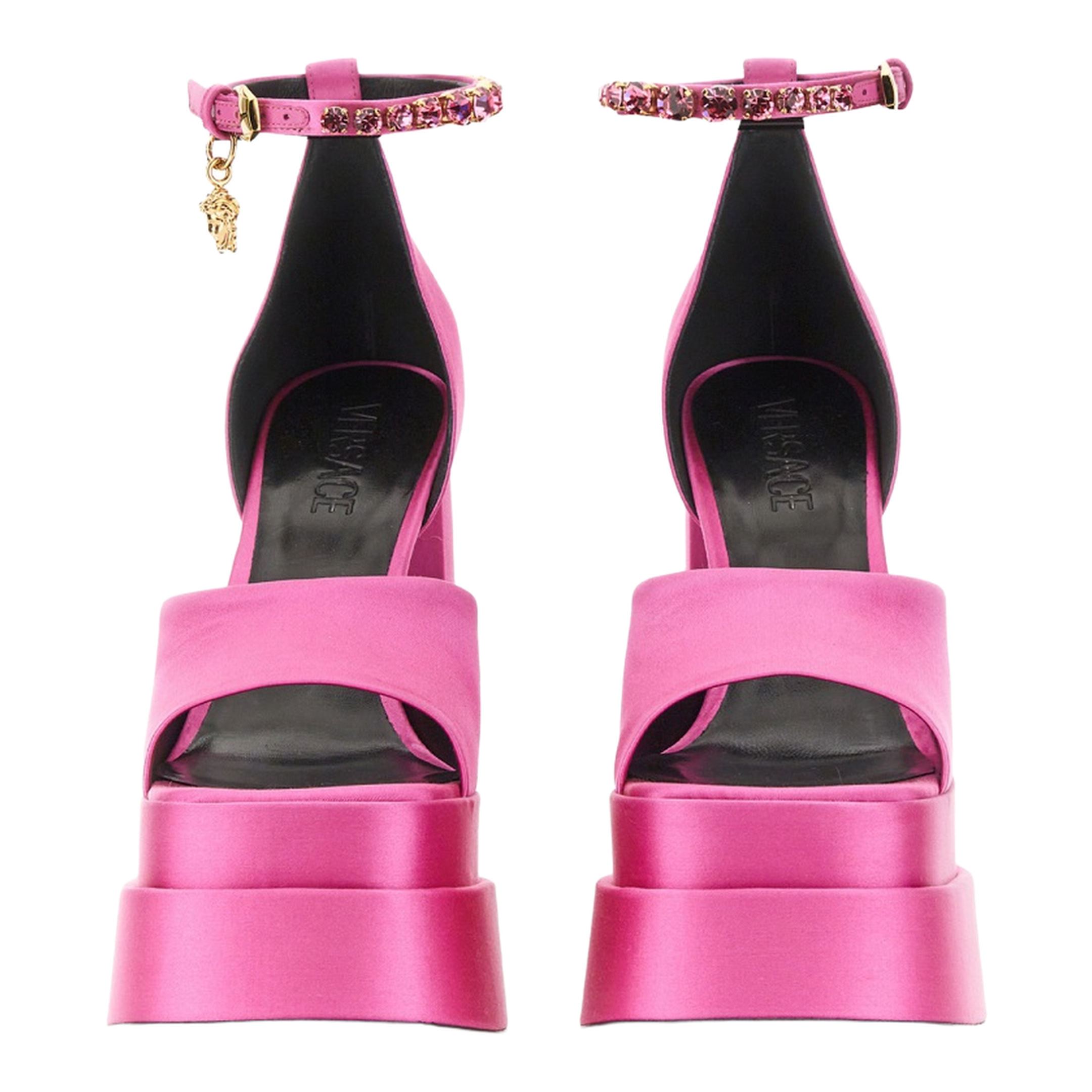 Medusa Charm Platform Sandals - Image 2