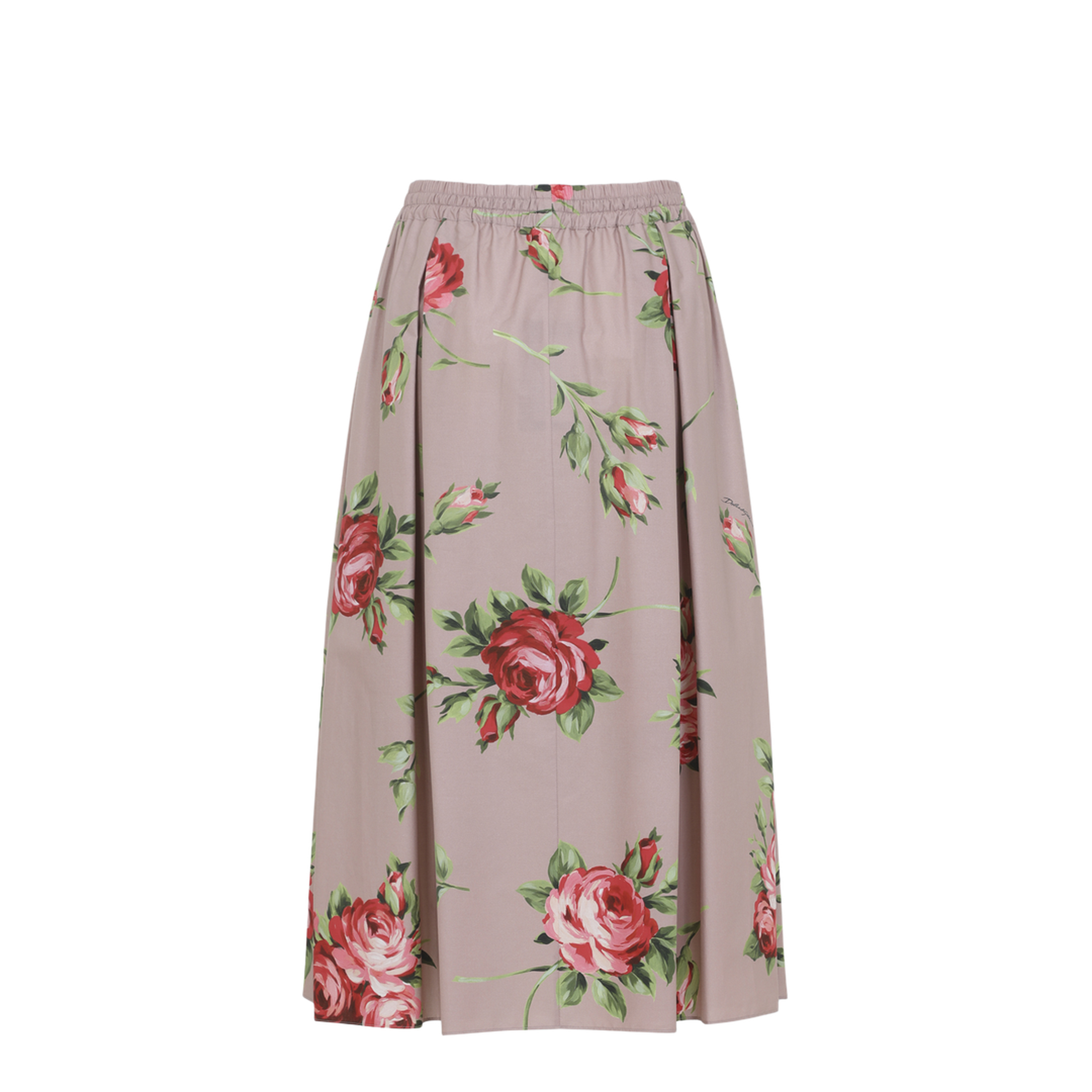 Cotton Midi Skirt - Image 4