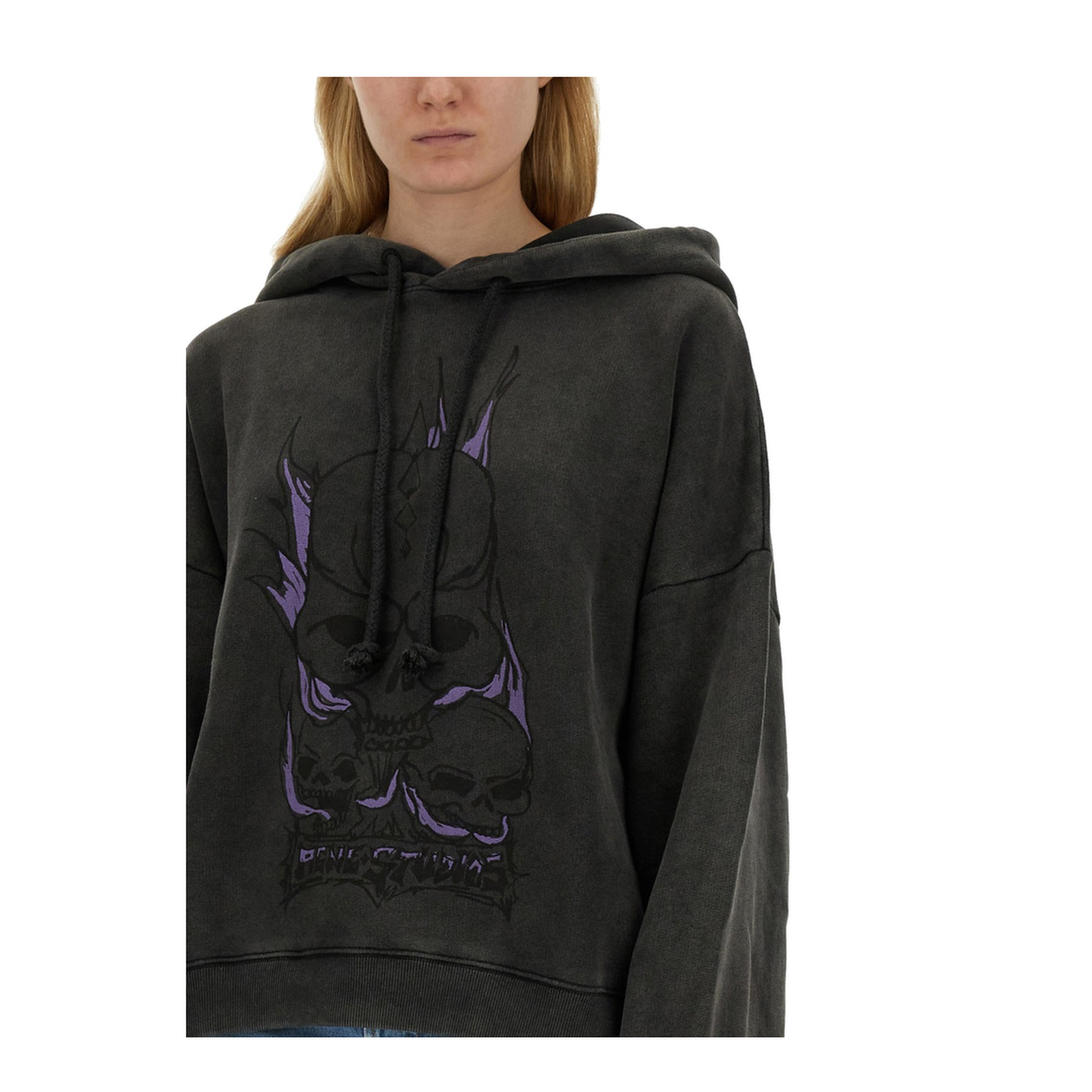 Skull Print Sweatshirt - Image 8