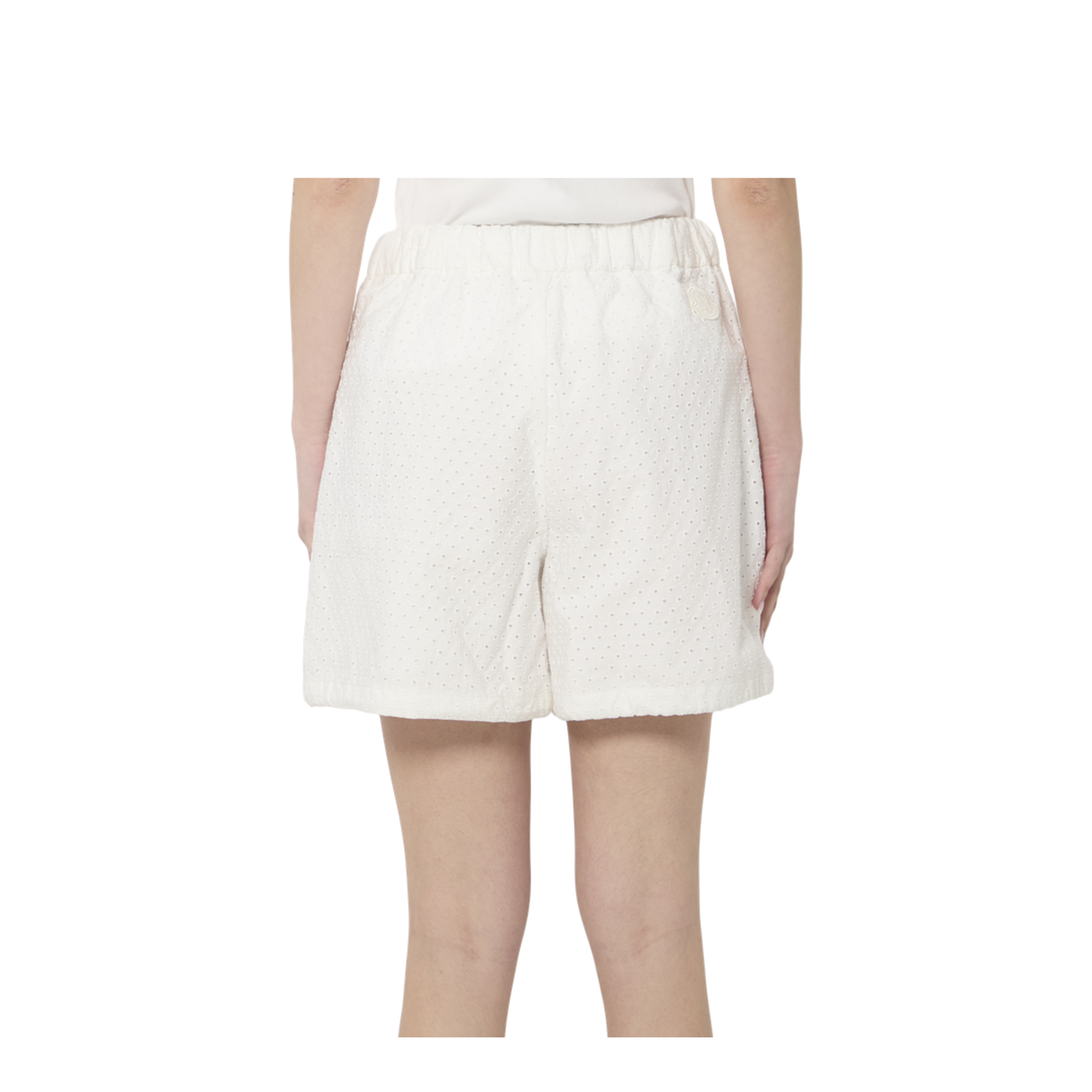 Cotton Poplin And San Gallo Shorts - Image 4