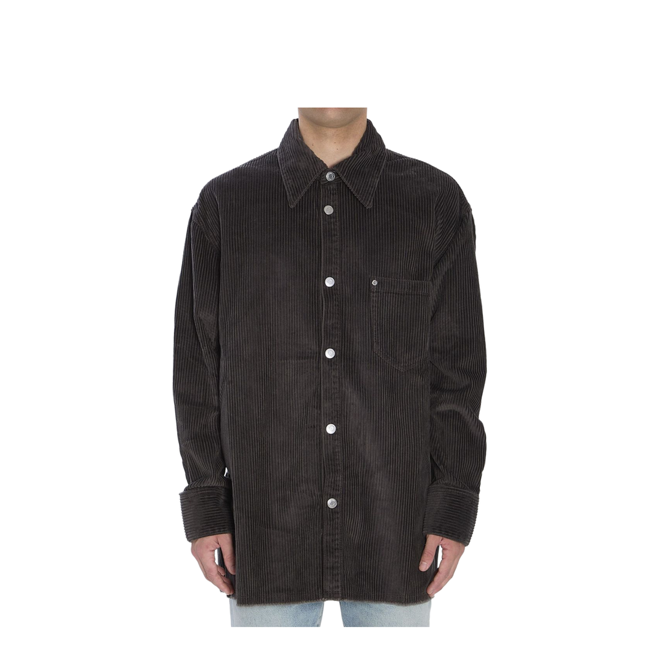 Corduroy Velvet Overshirt - Image 1