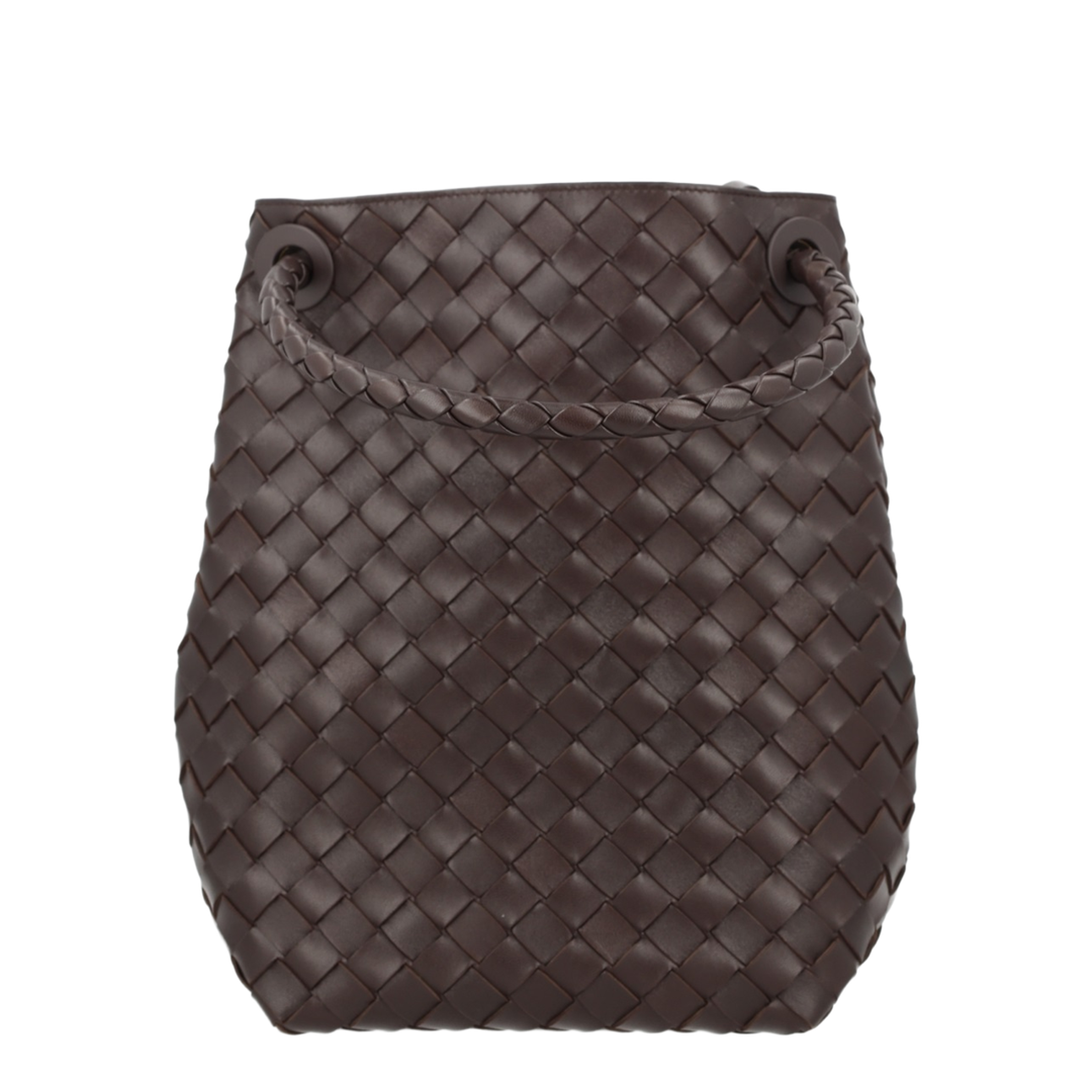 Andiamo Small Lambskin Bucket Bags - Fondant - Image 3