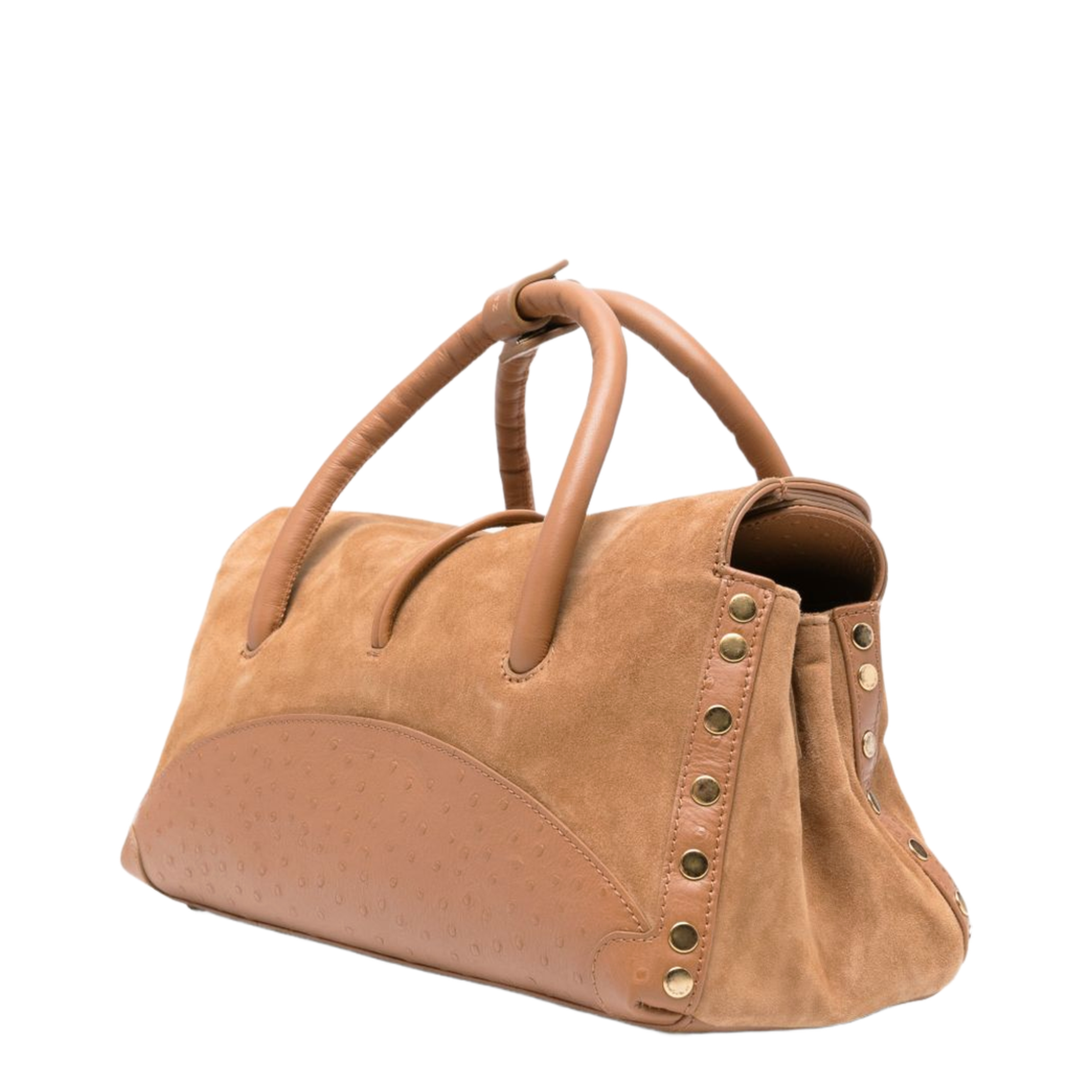 Dotta Baby Zashmere Suede Top Handle Bag - Cactus Brown Dorsoduro - Image 4