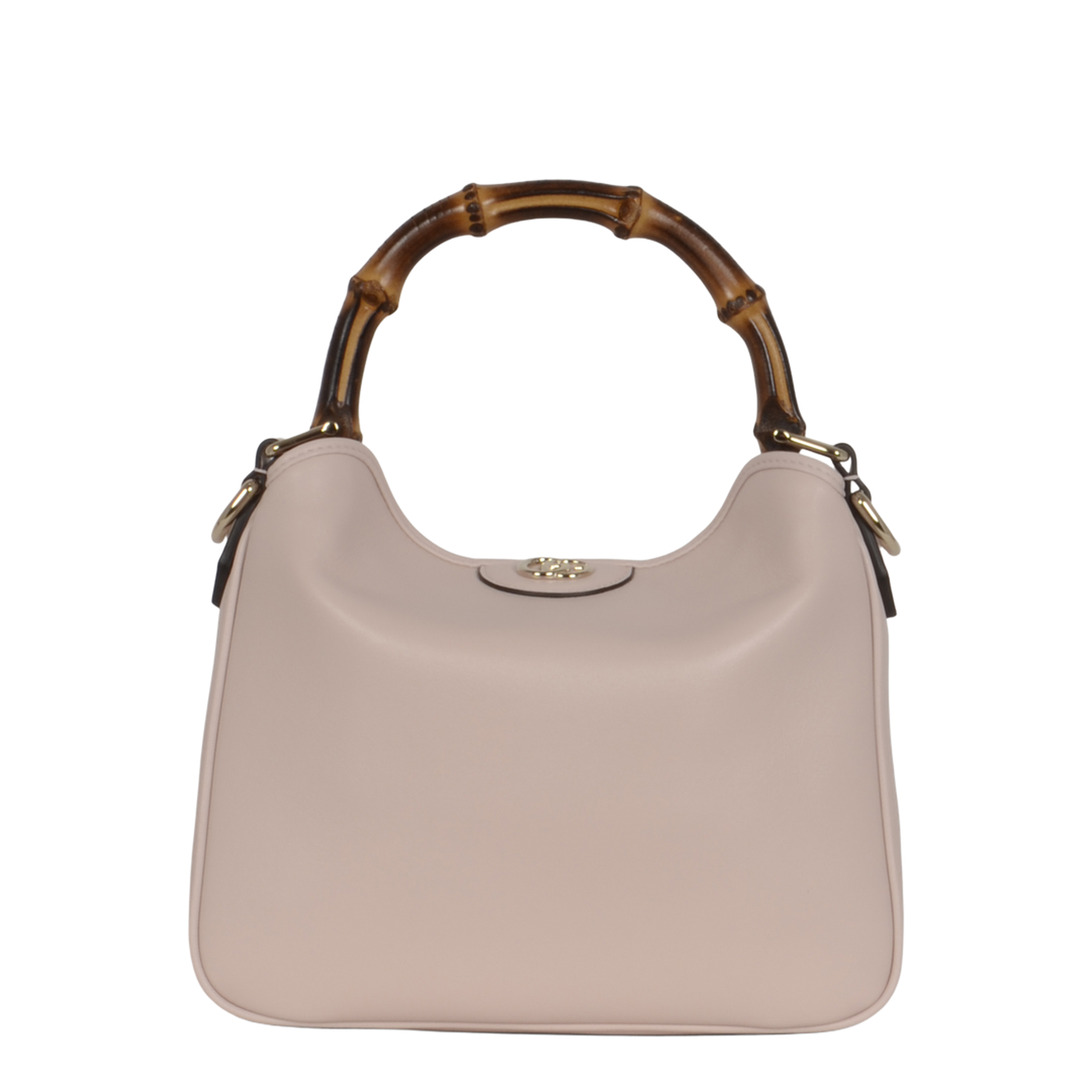 Diana Small Smooth Leather Tote - Light Pink - Image 2