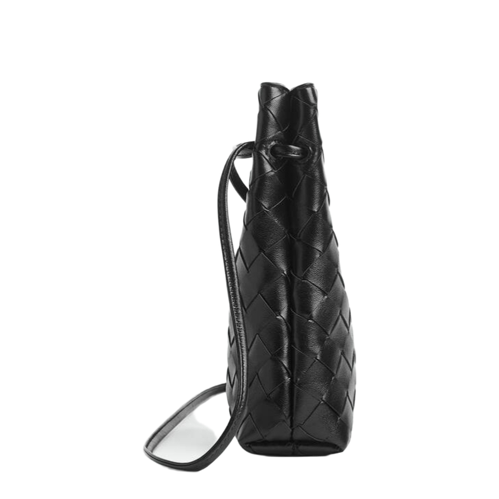 Andiamo Leather Bucket Bags - Black - Image 2