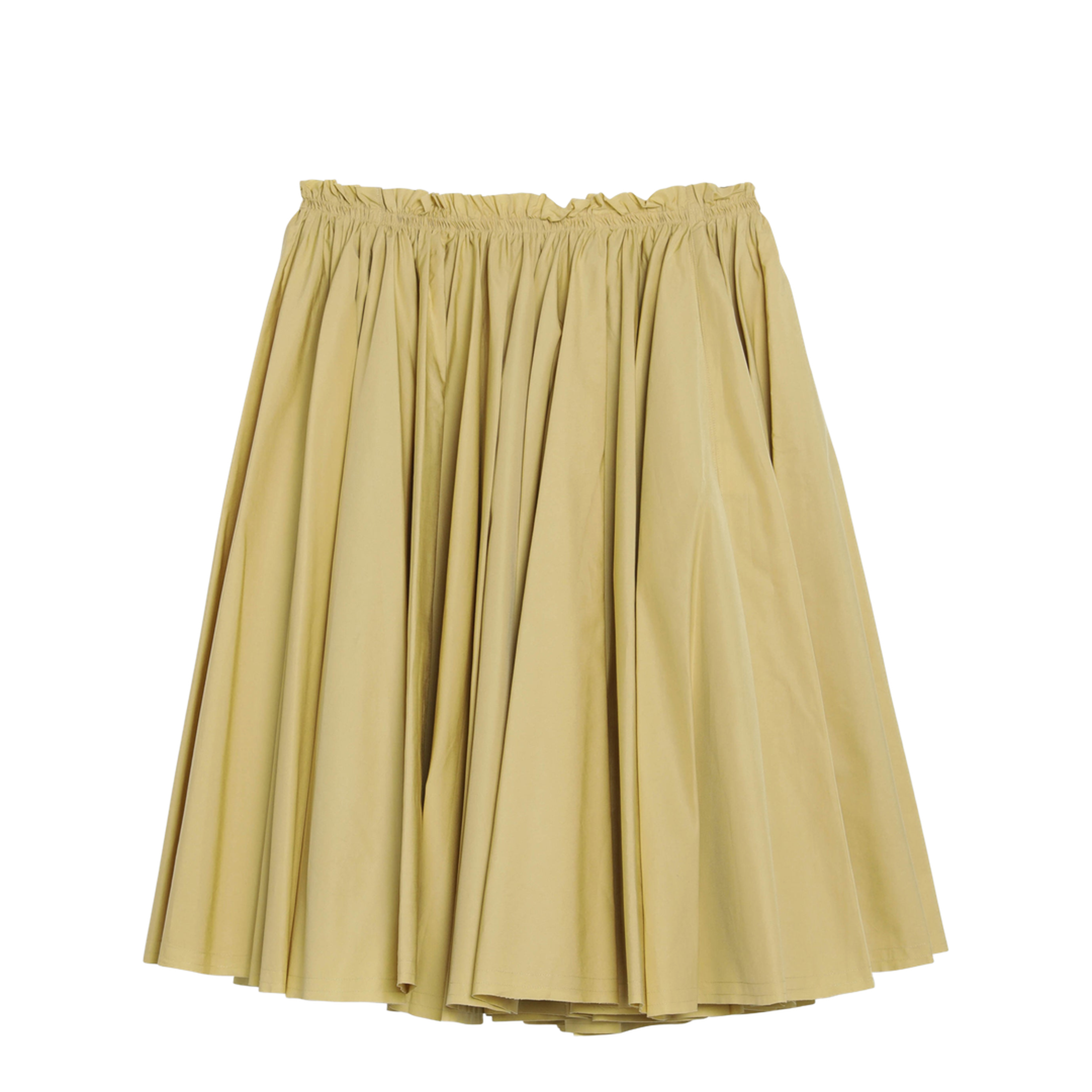 Pastel Yellow Cotton Skirt - Image 1