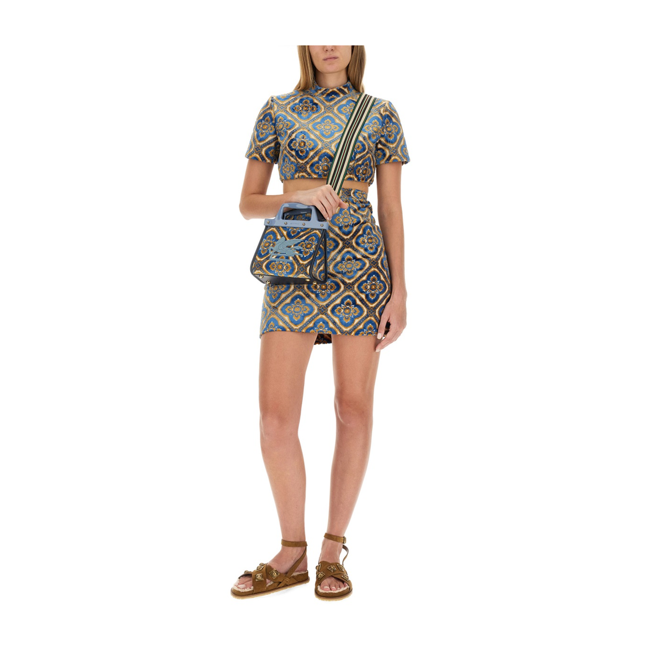 Printed Cropped Top - Image 2