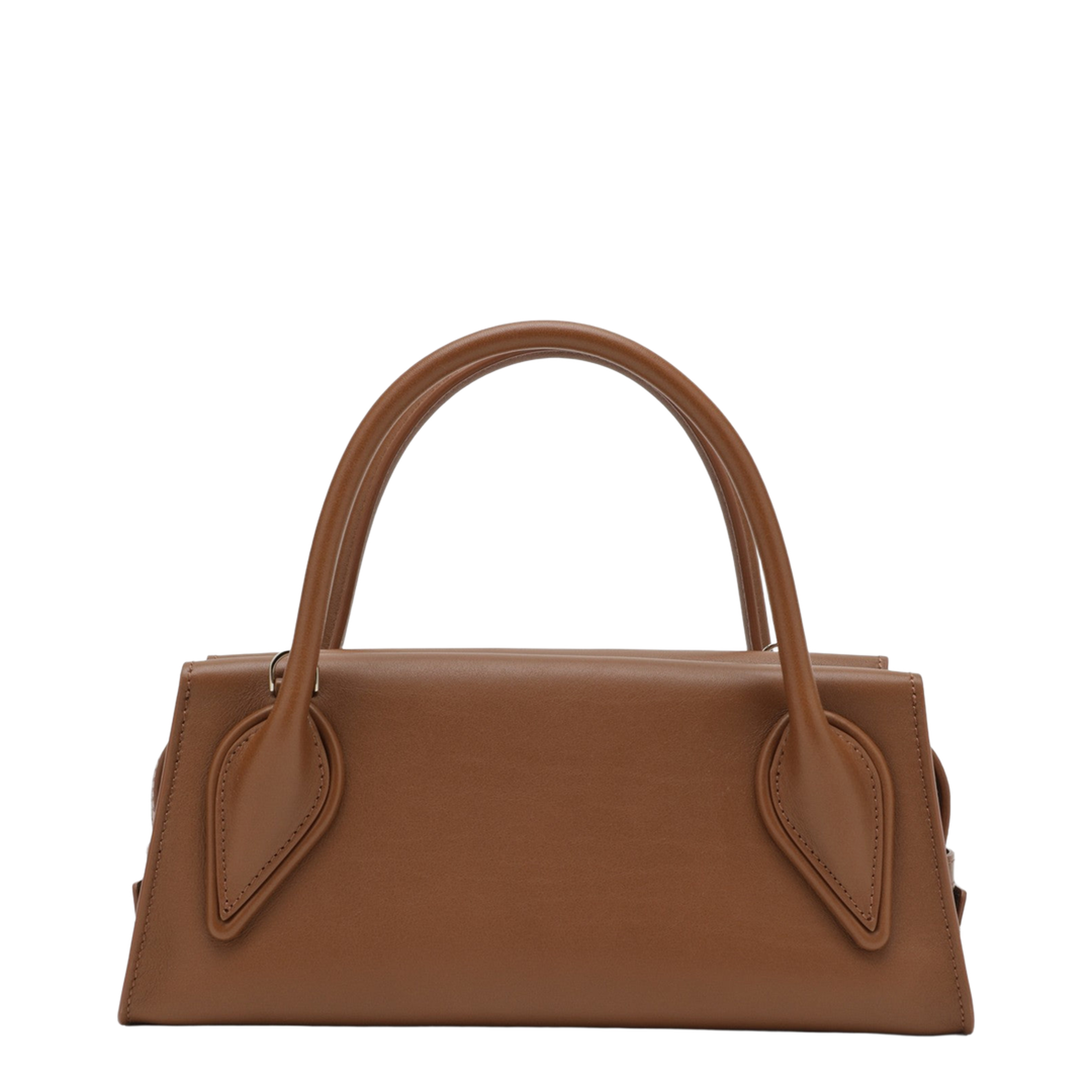 Venus Mini Calf Leather Crossbody - Cuoio - Image 2