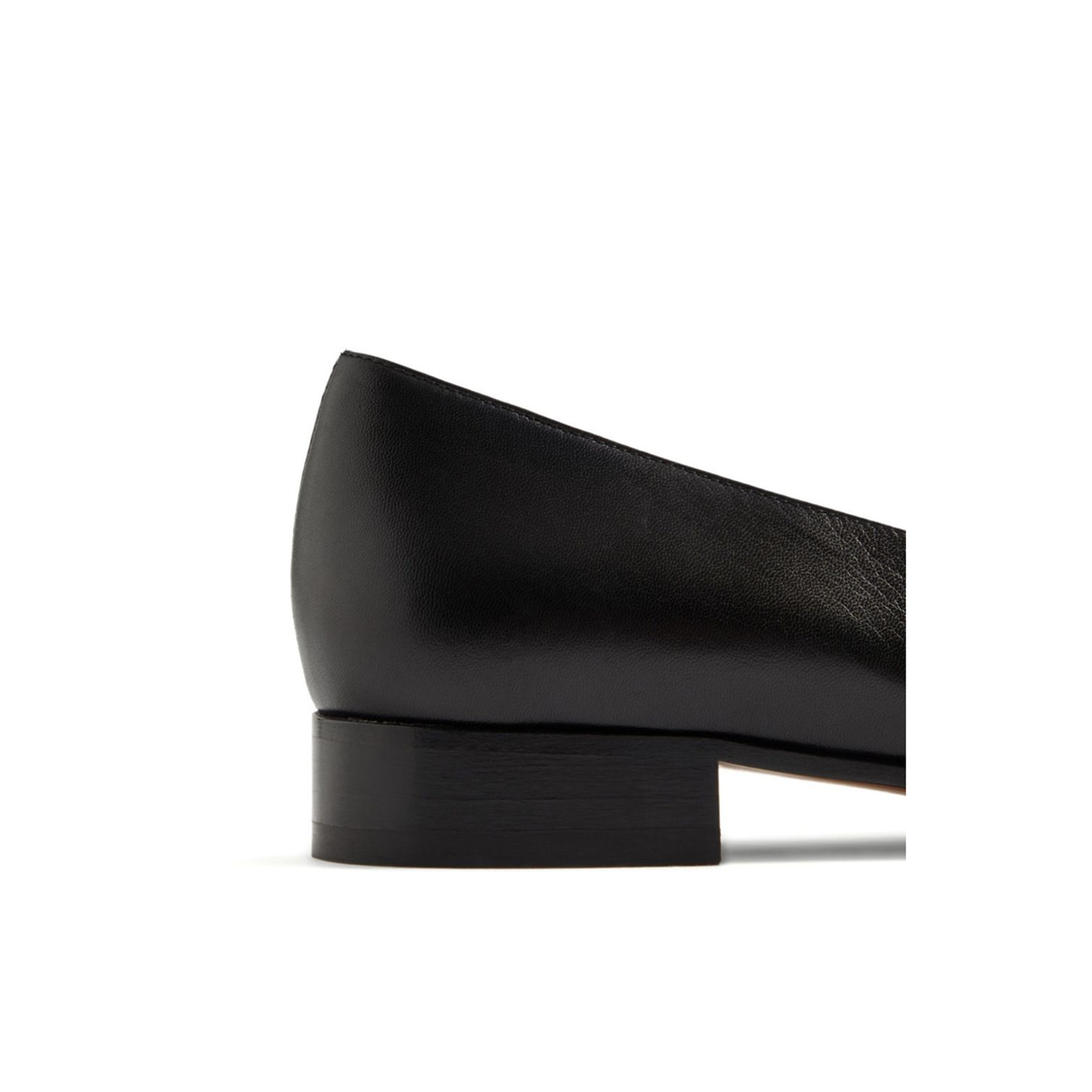 Black Square Toe Flat Sole - Image 6