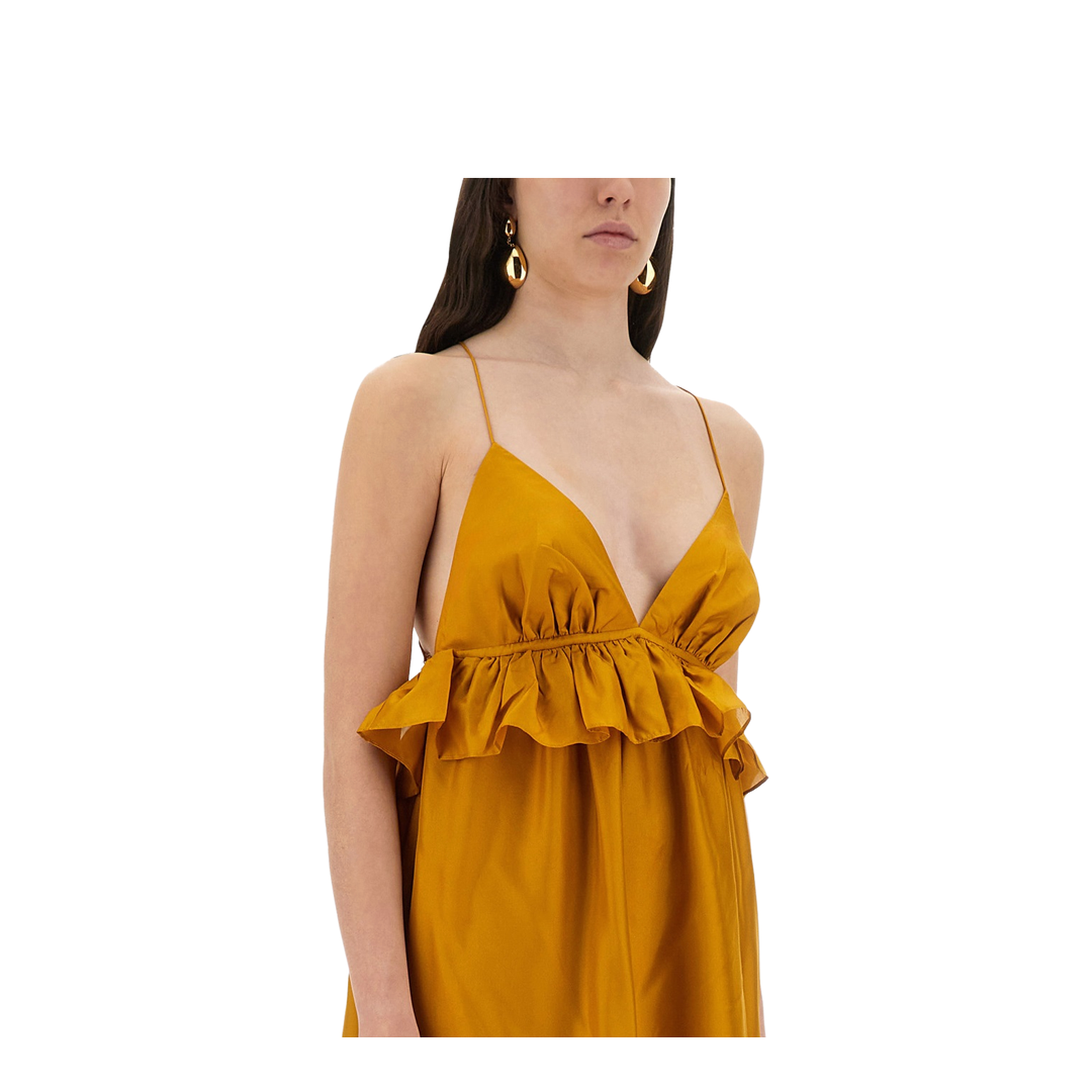 Silk Maxi Dress - Image 4