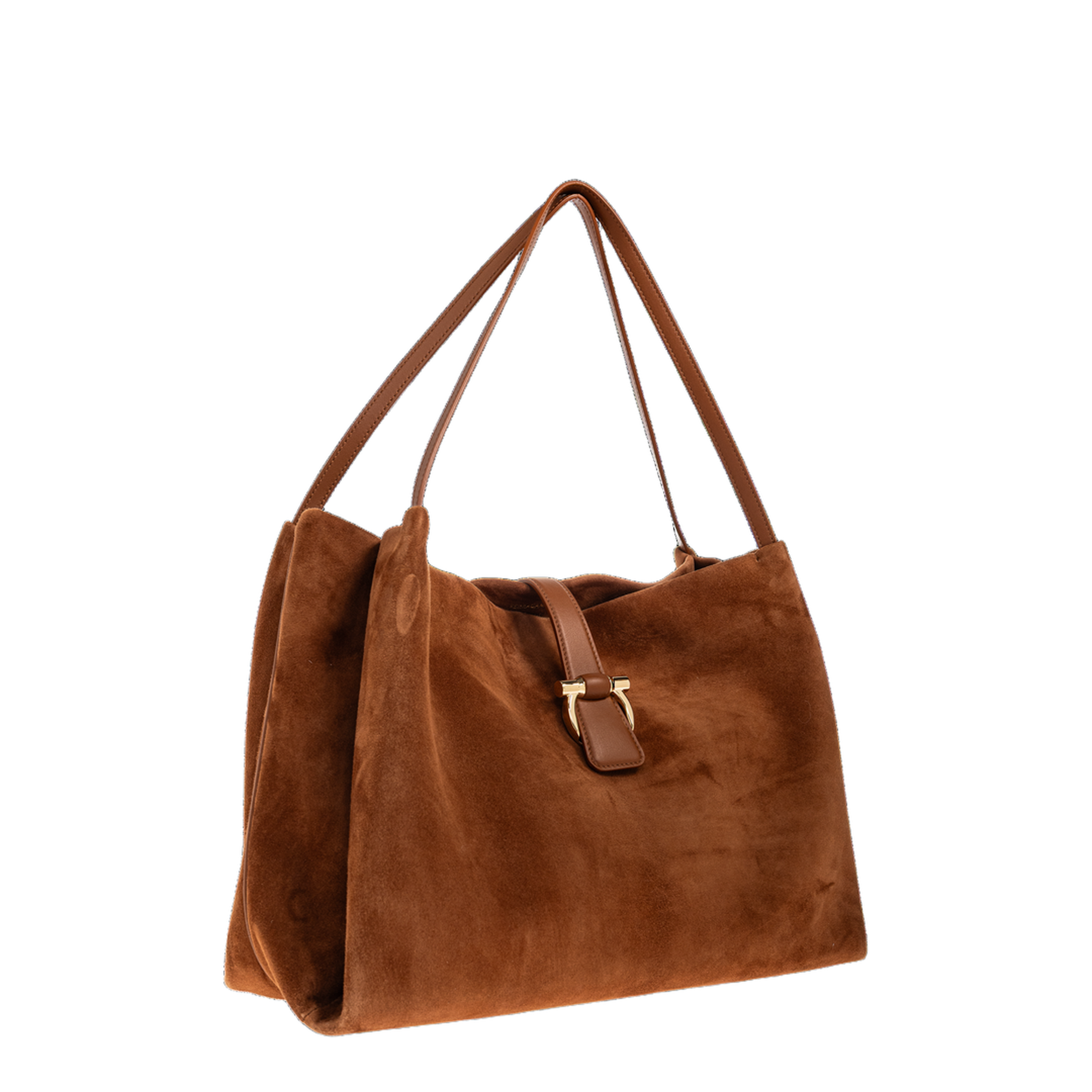 Tote M Medium Suede Tote Bag - Natural - Image 4