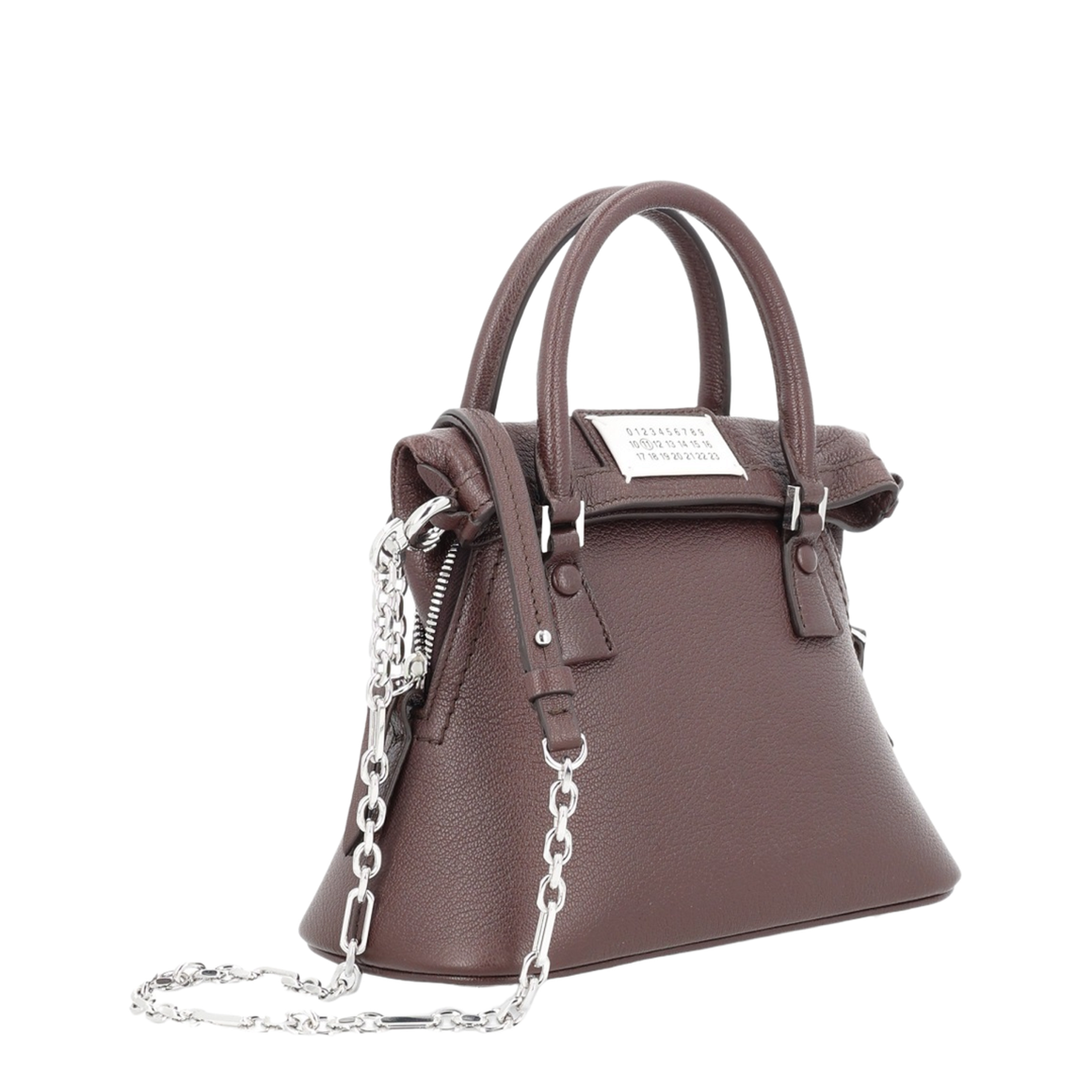 5AC Classique Micro Leather Handbag - Brown - Image 2