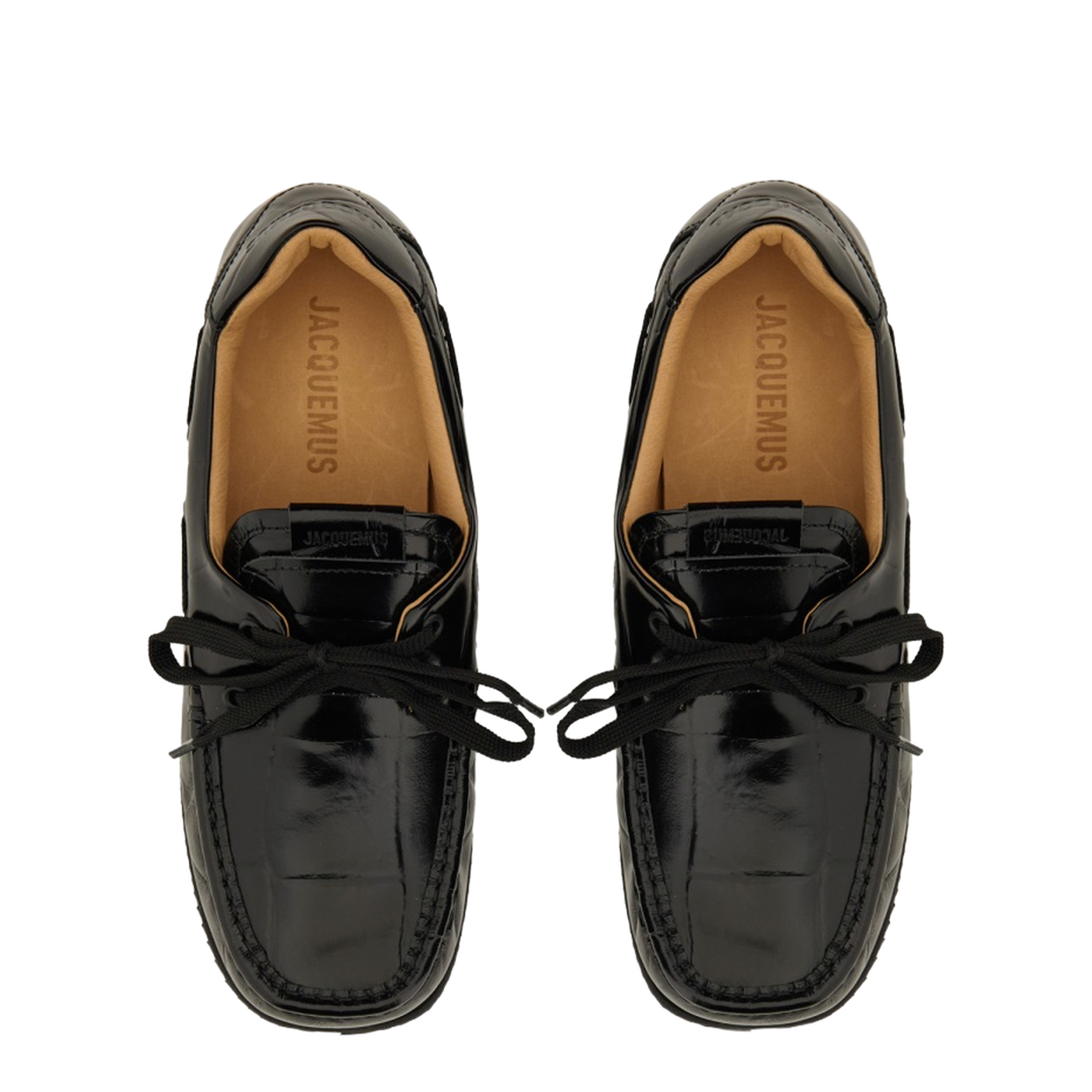 Lace-Up Shoes - Black - Image 6
