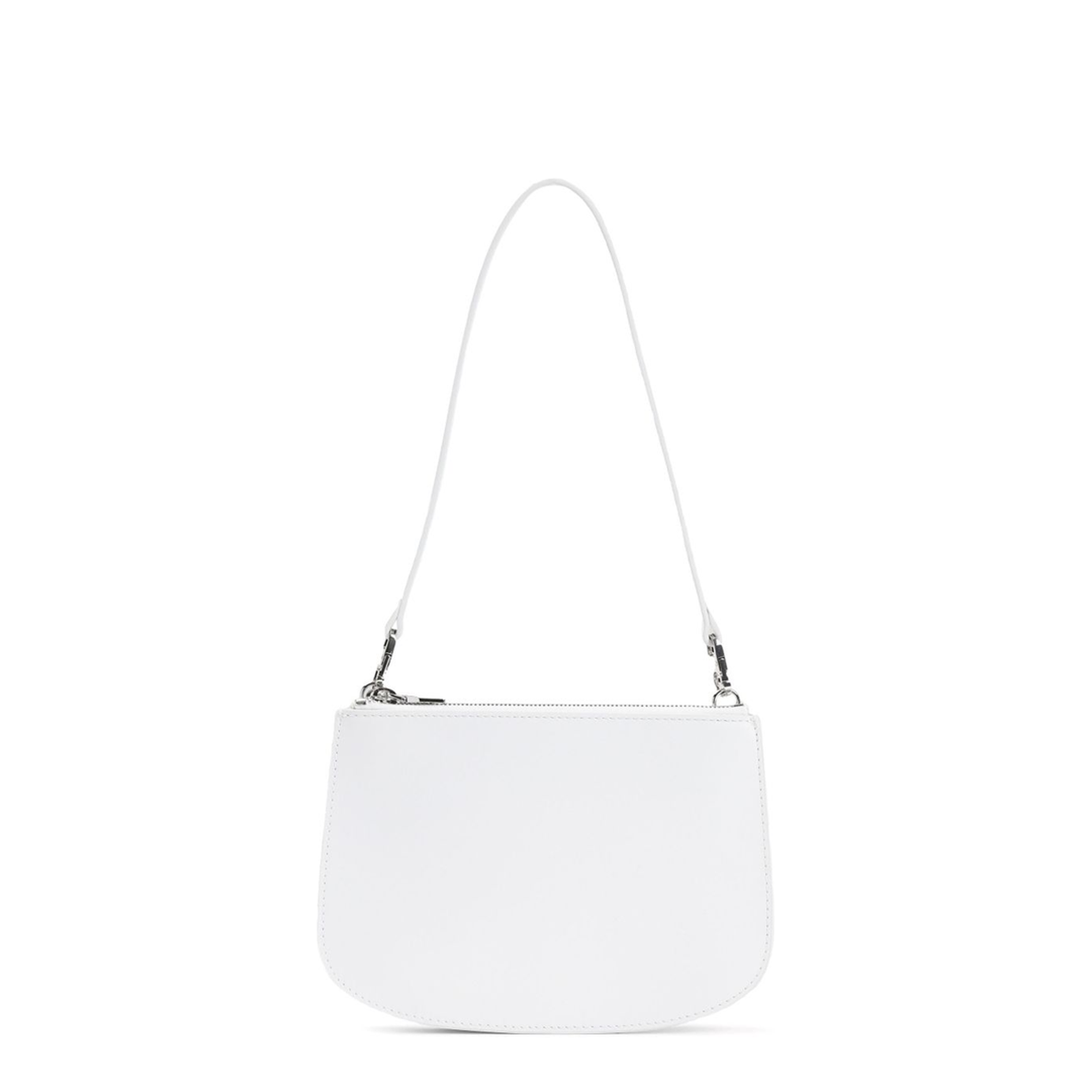 1DR Twin Small Printed Leather Shoulder Bag - White - Image 3