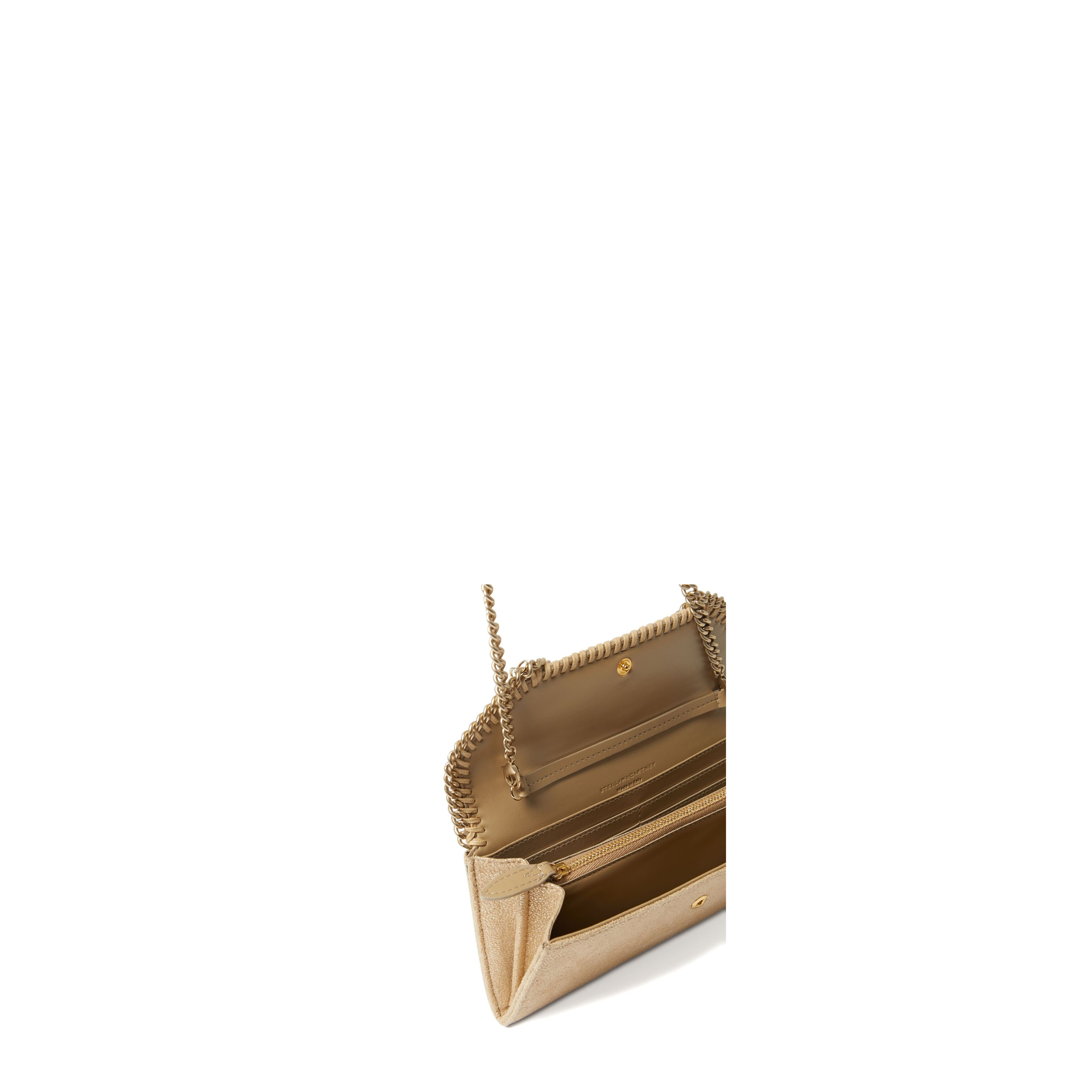 Gold Falabella Wallet-On-Chain Crossbody - Image 3