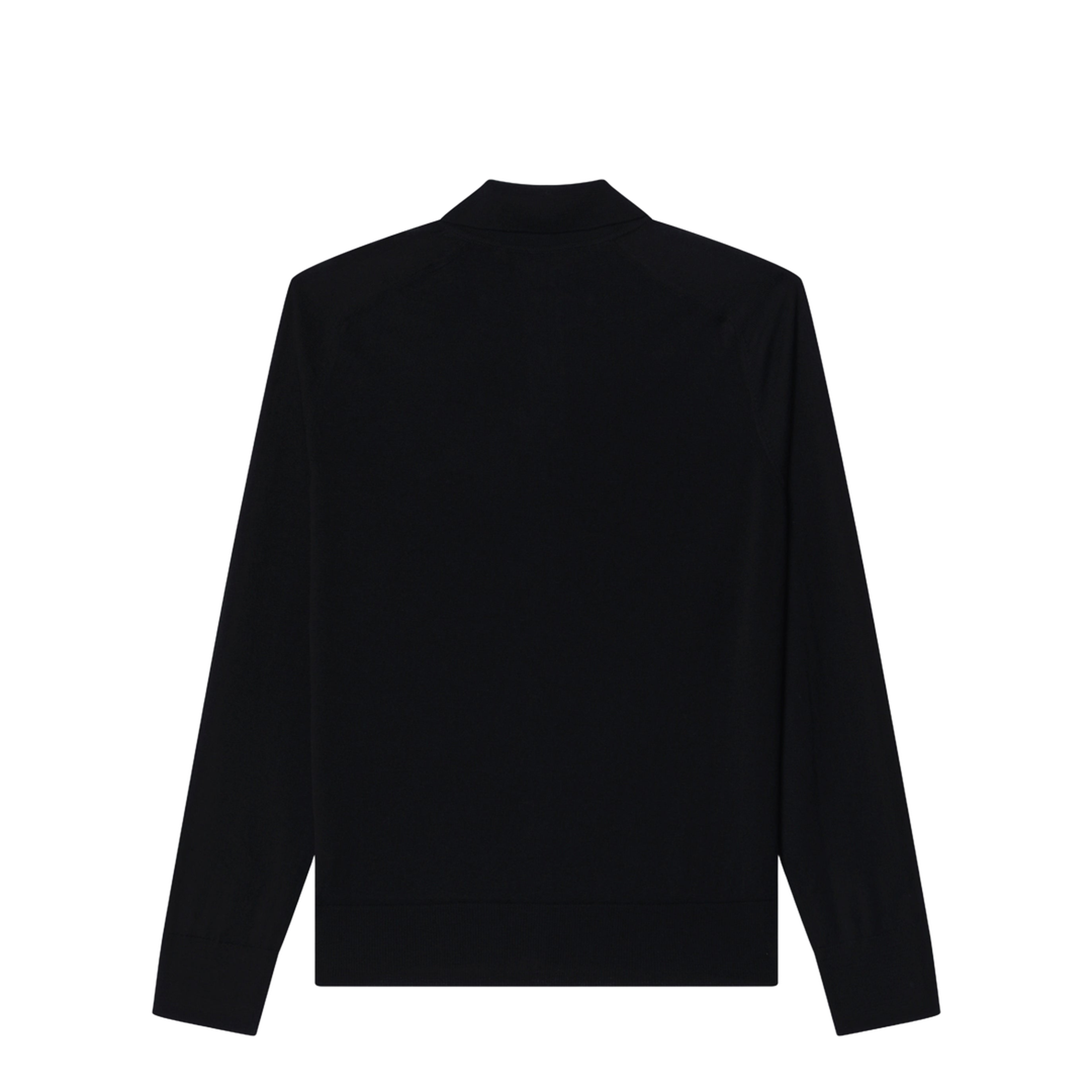 Black Wool Cardigan - Image 2