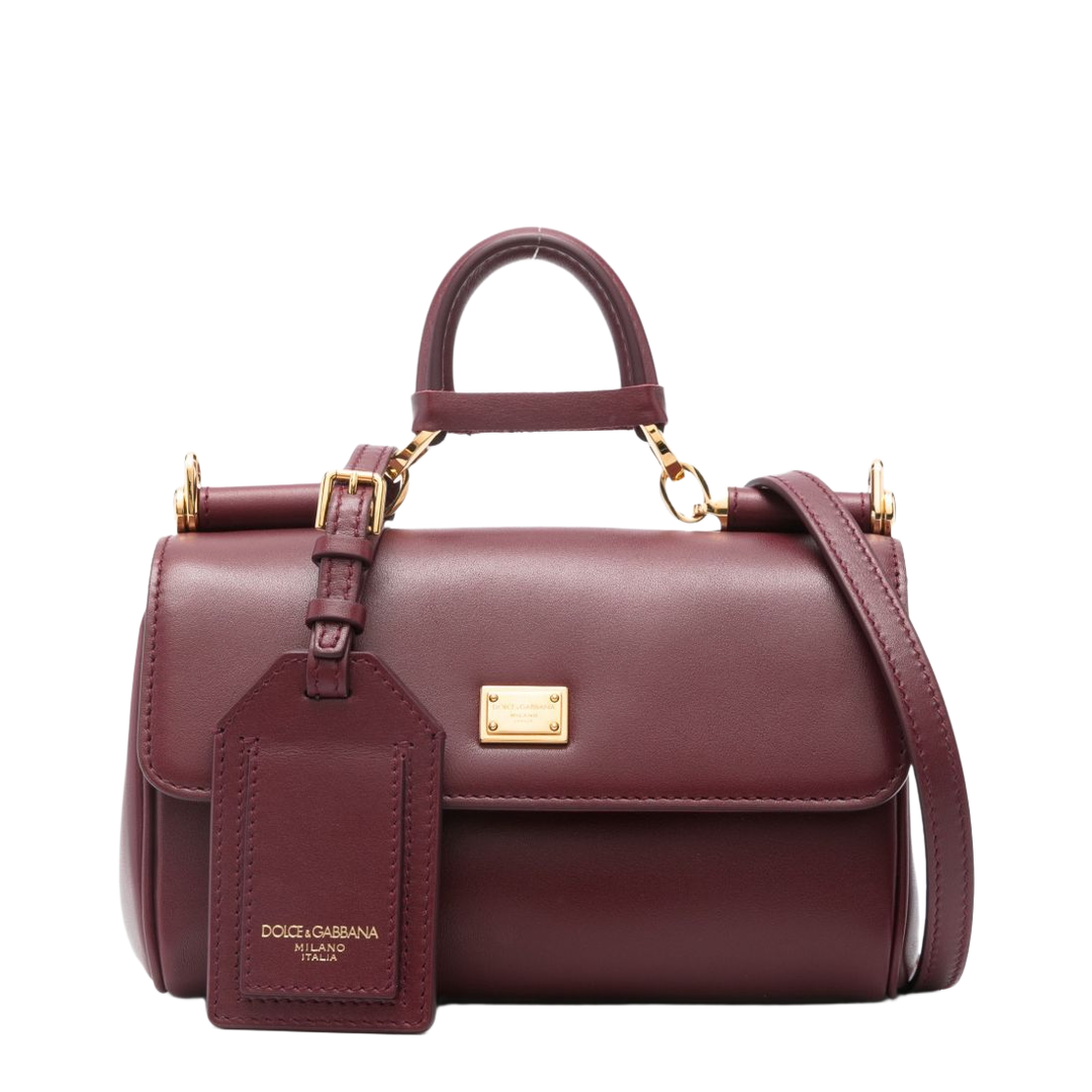 Sicily Handbag in Bordeaux - Image 1