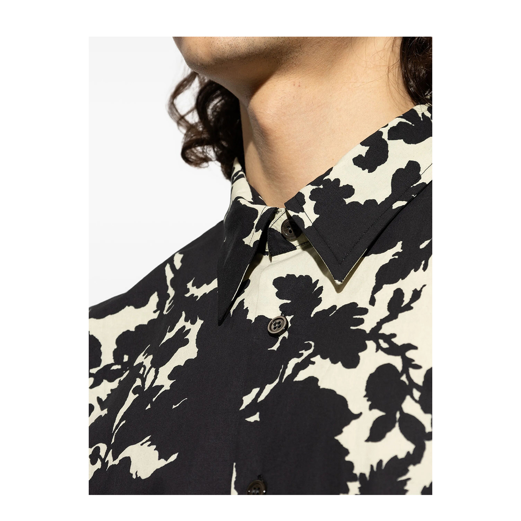 Croom Patterned Cotton Shirt - Image 5