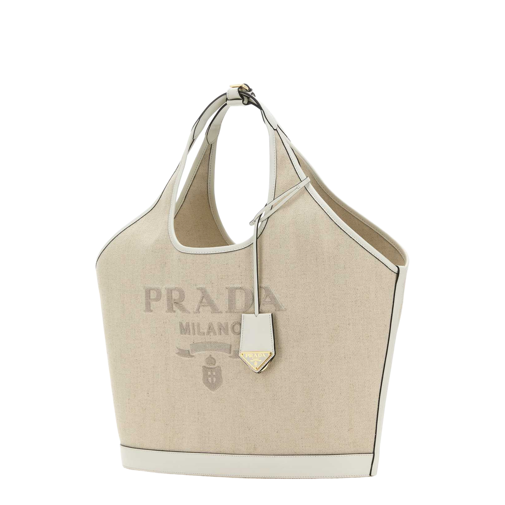 Sand Canvas Shopping Bag - Naturale/Bianco - Image 2