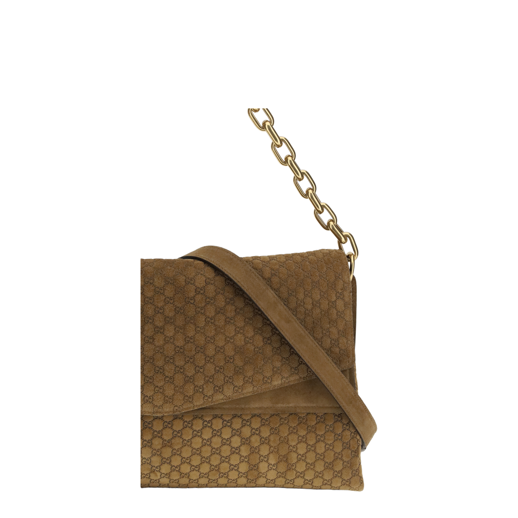 Large Suede Shoulder Bag - Image 4