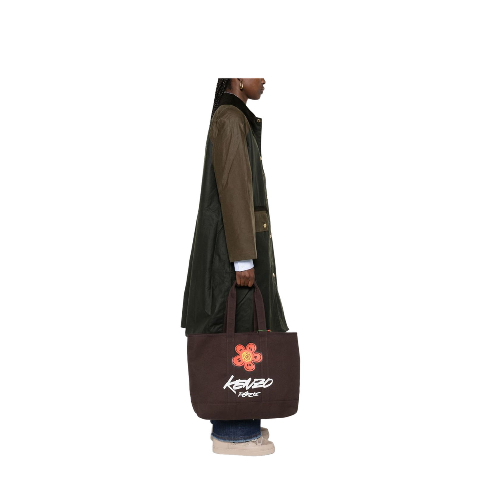 Futura 2000 One Size Canvas Tote - Dark Brown - Image 4