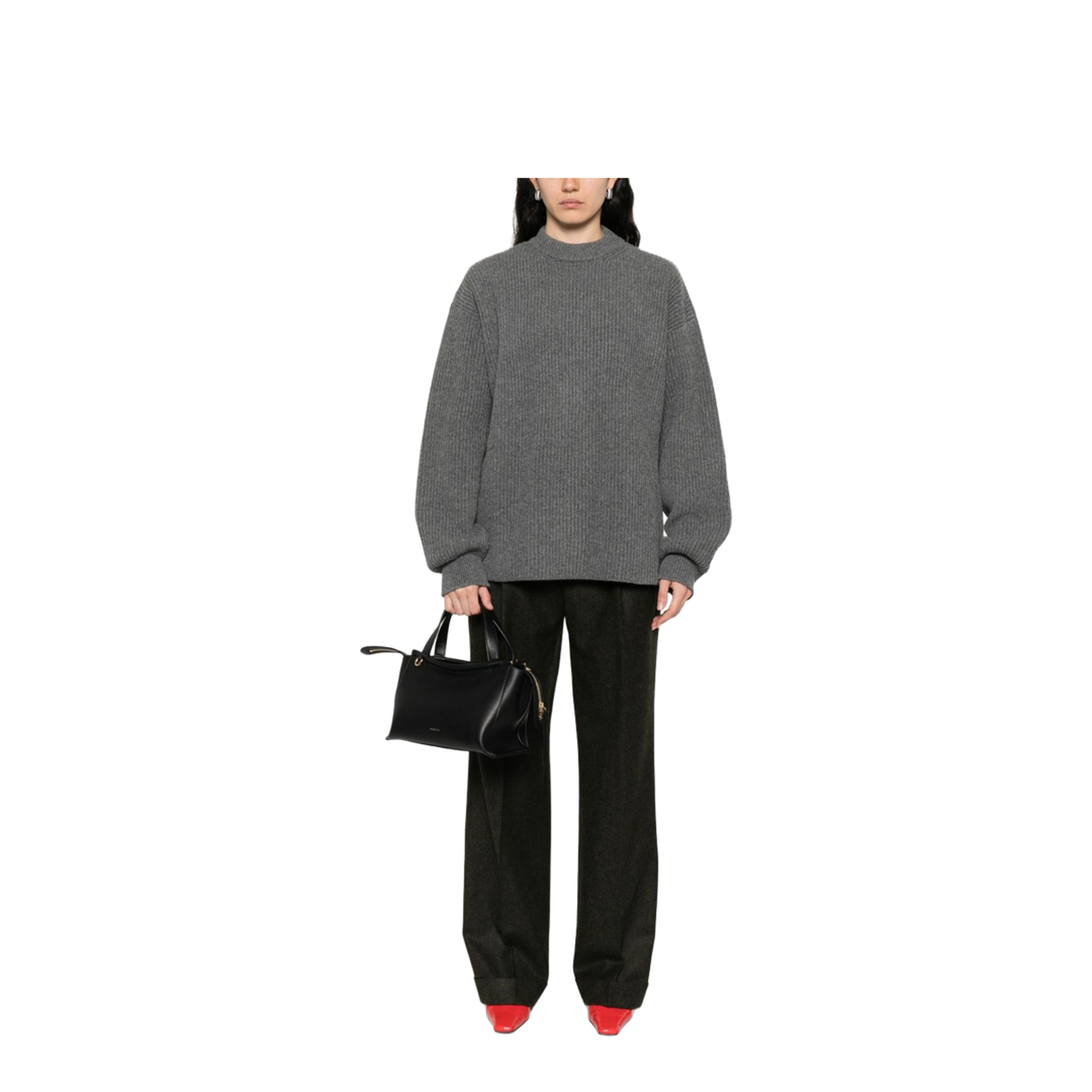 Wool Crewneck Jumper - Image 4