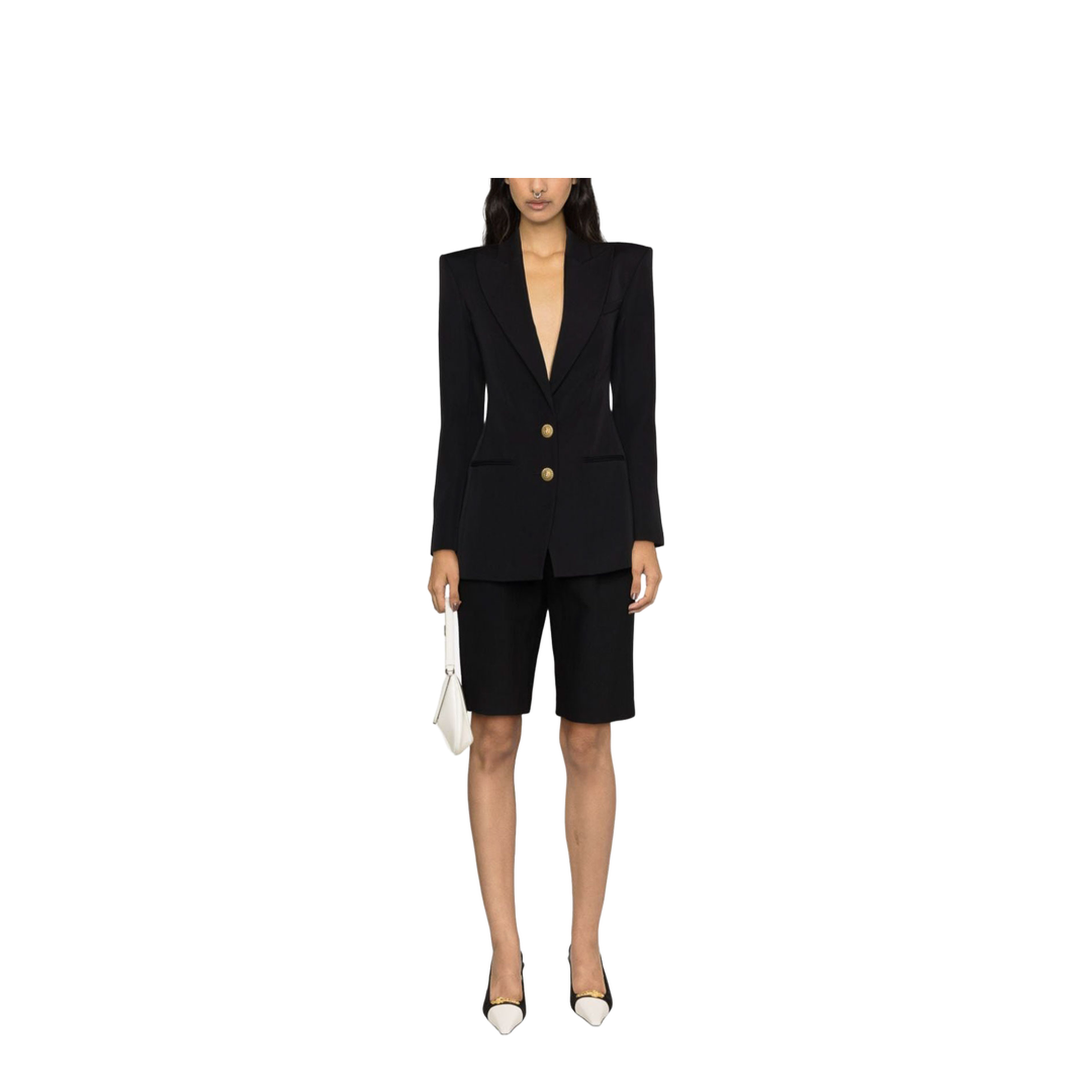 Black Single-Breasted Blazer - Image 5
